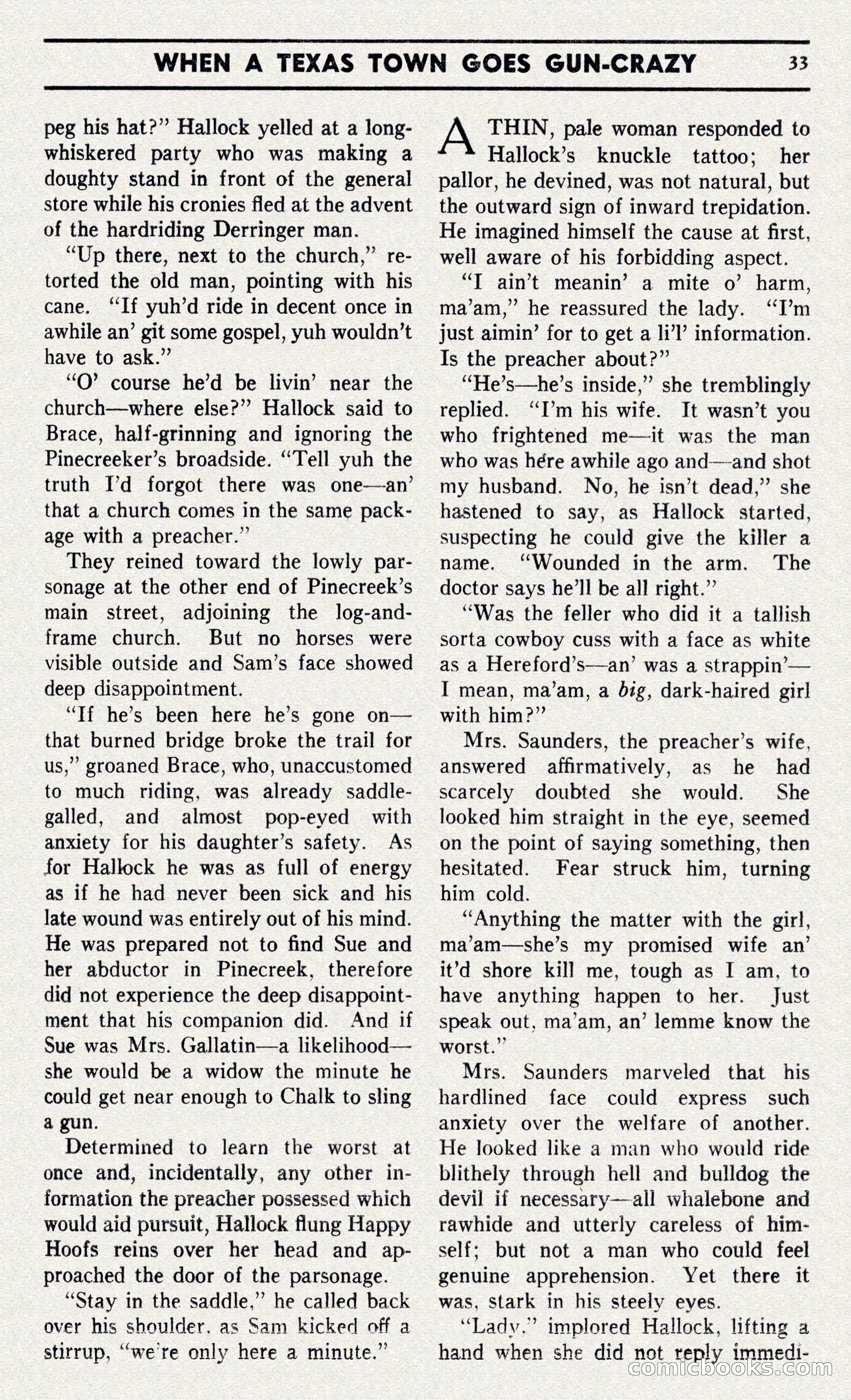 Two-Gun Western Novels Magazine — page 32 of 116