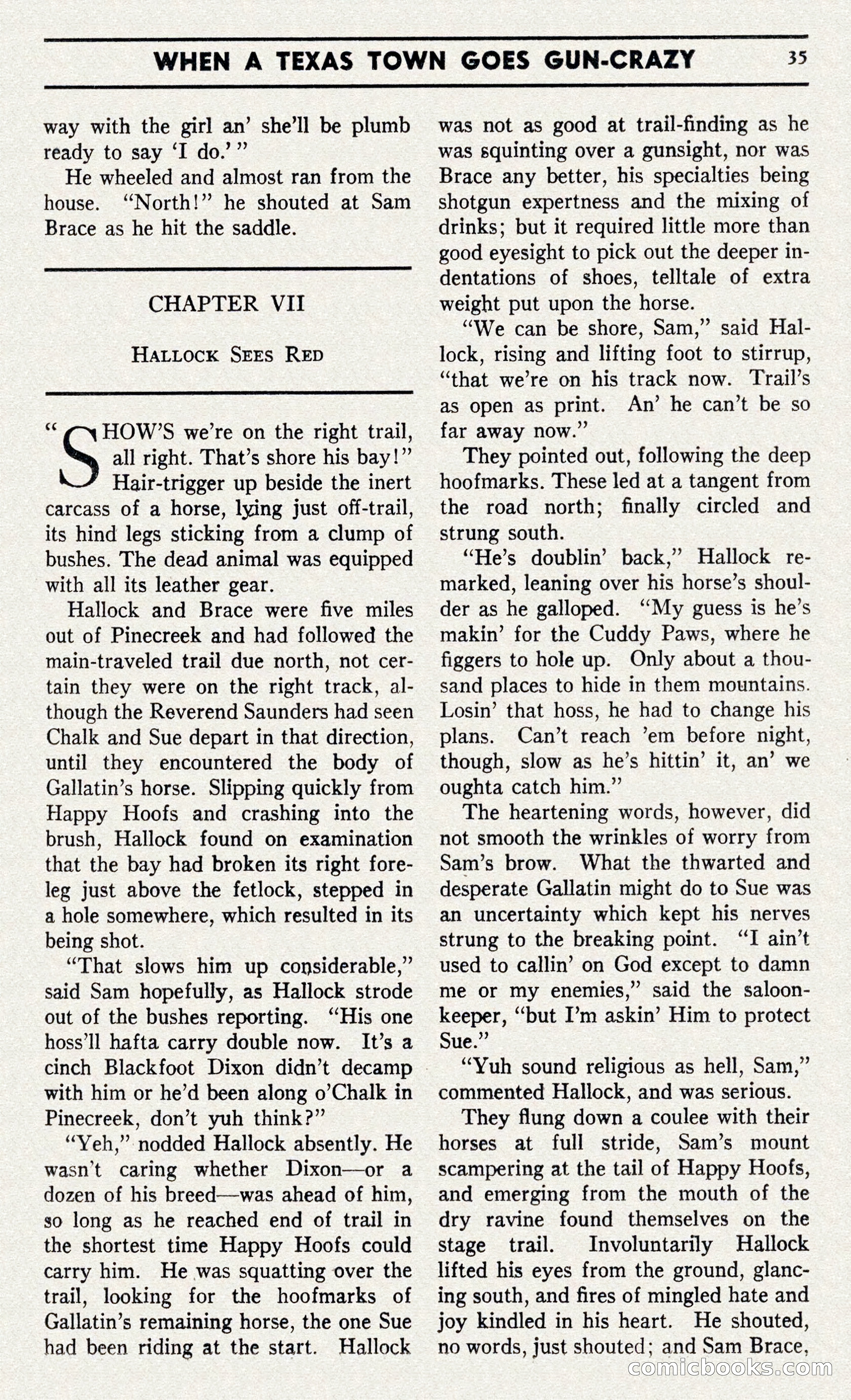 Two-Gun Western Novels Magazine — page 34 of 116