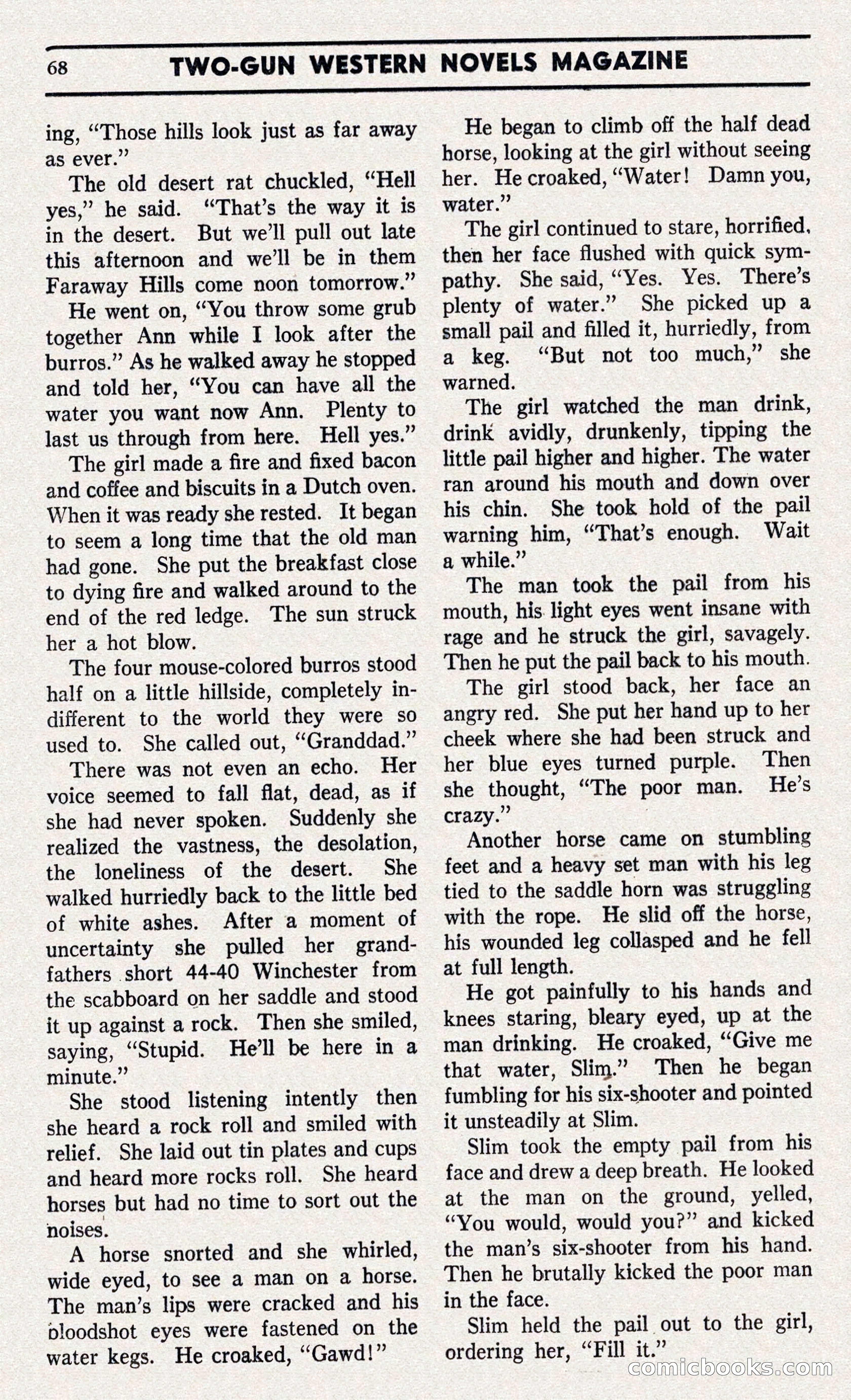 Two-Gun Western Novels Magazine — page 67 of 116