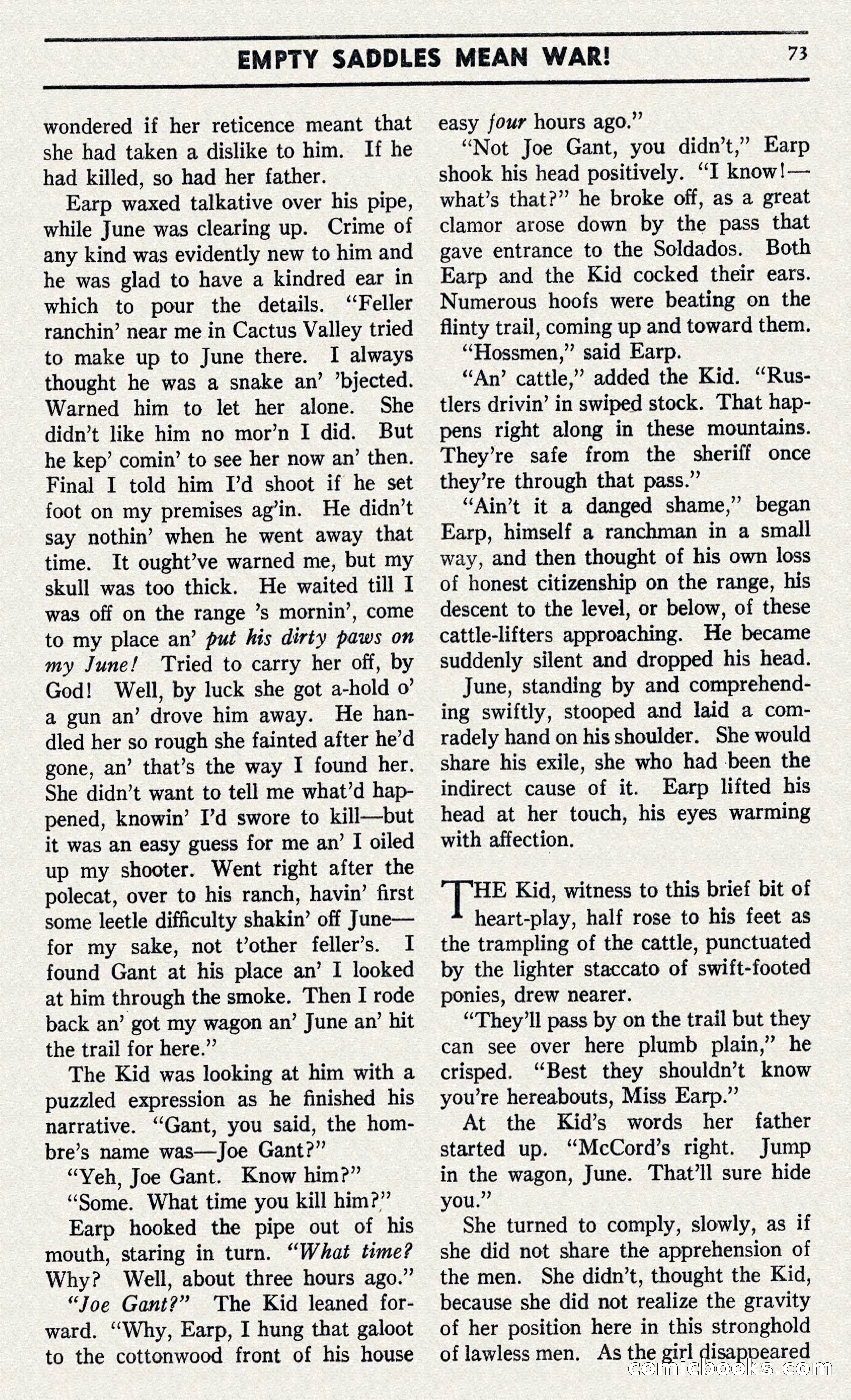 Two-Gun Western Novels Magazine — page 72 of 116