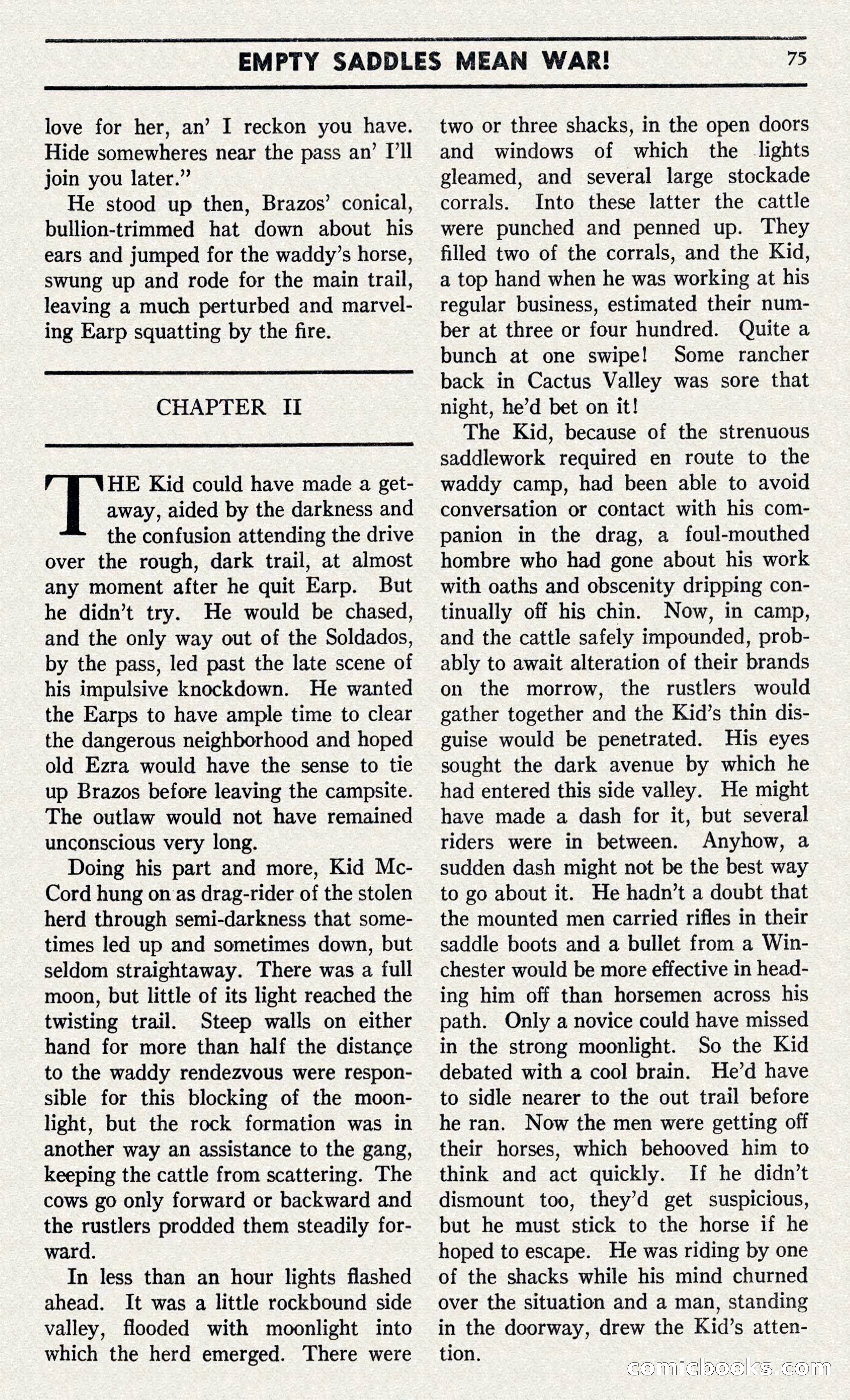 Two-Gun Western Novels Magazine — page 74 of 116