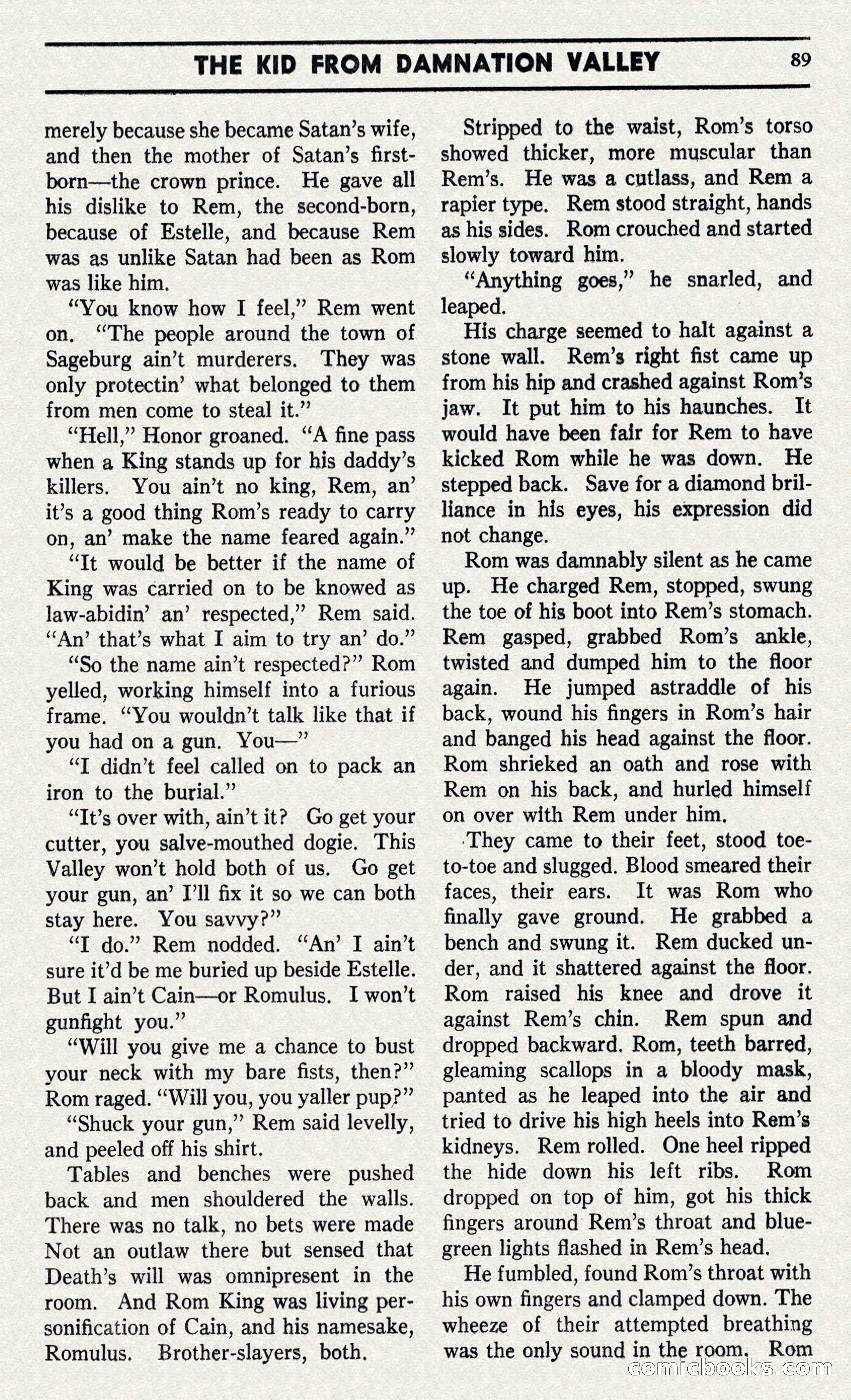 Two-Gun Western Novels Magazine — page 88 of 116