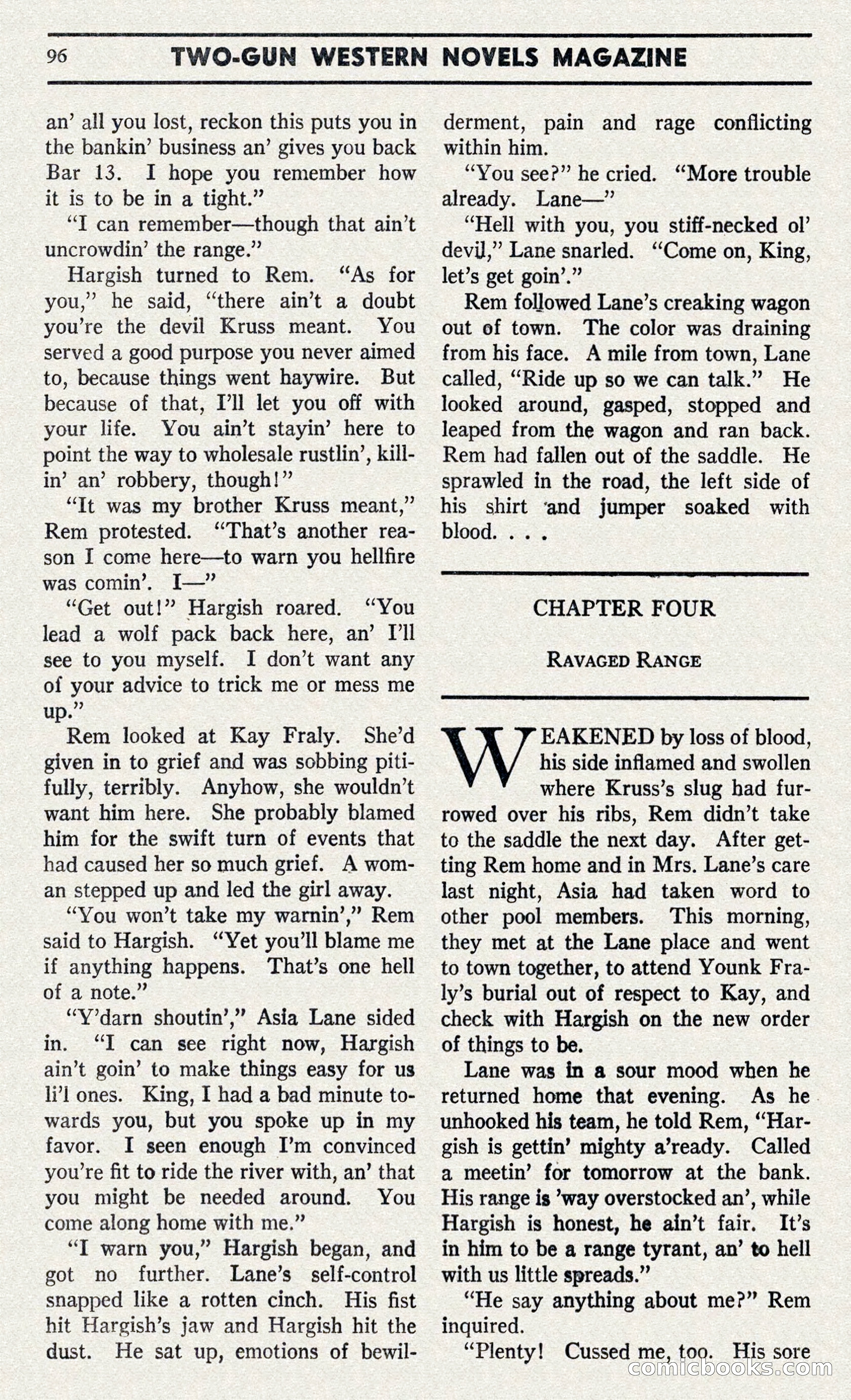 Two-Gun Western Novels Magazine — page 95 of 116