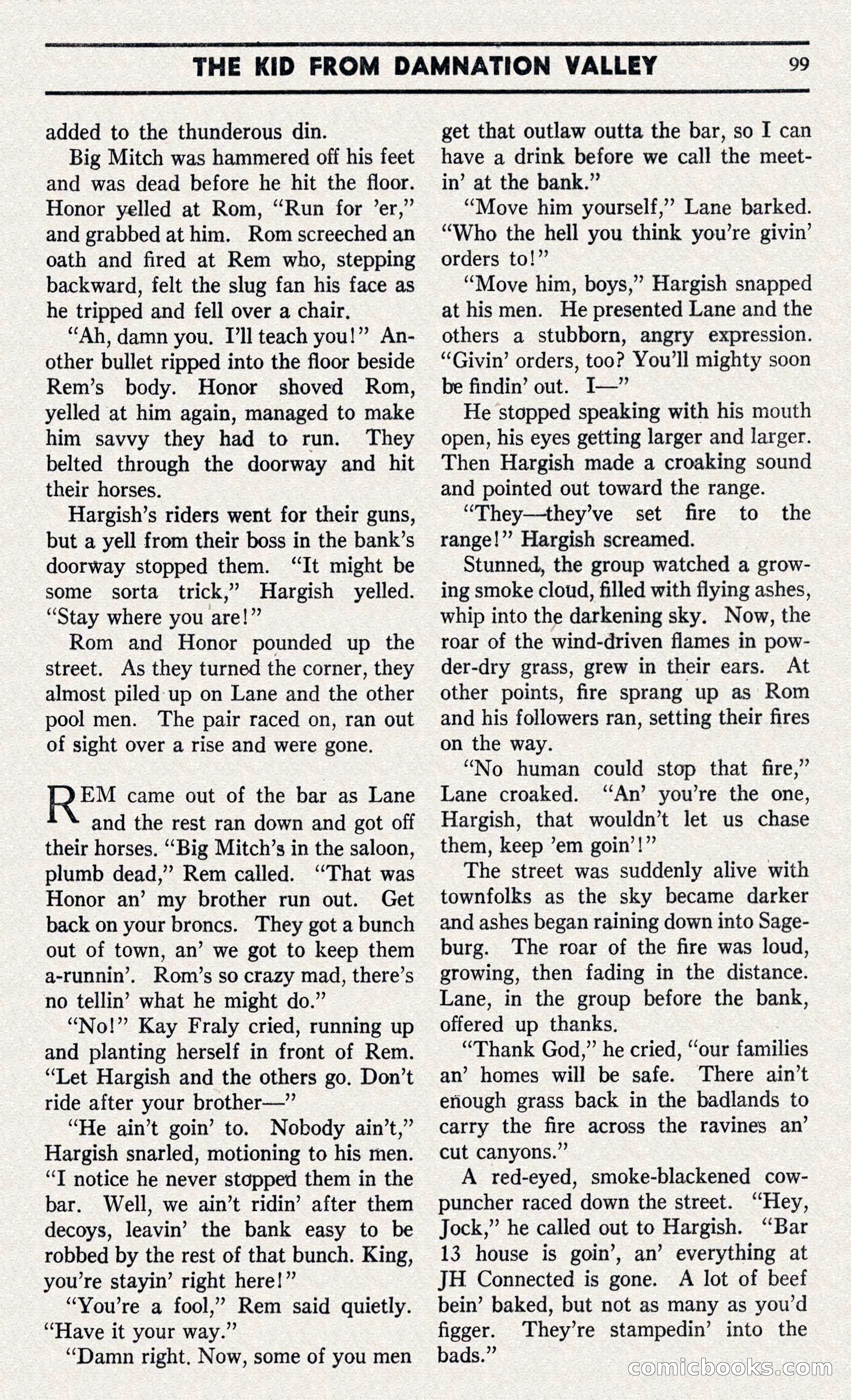Two-Gun Western Novels Magazine — page 98 of 116