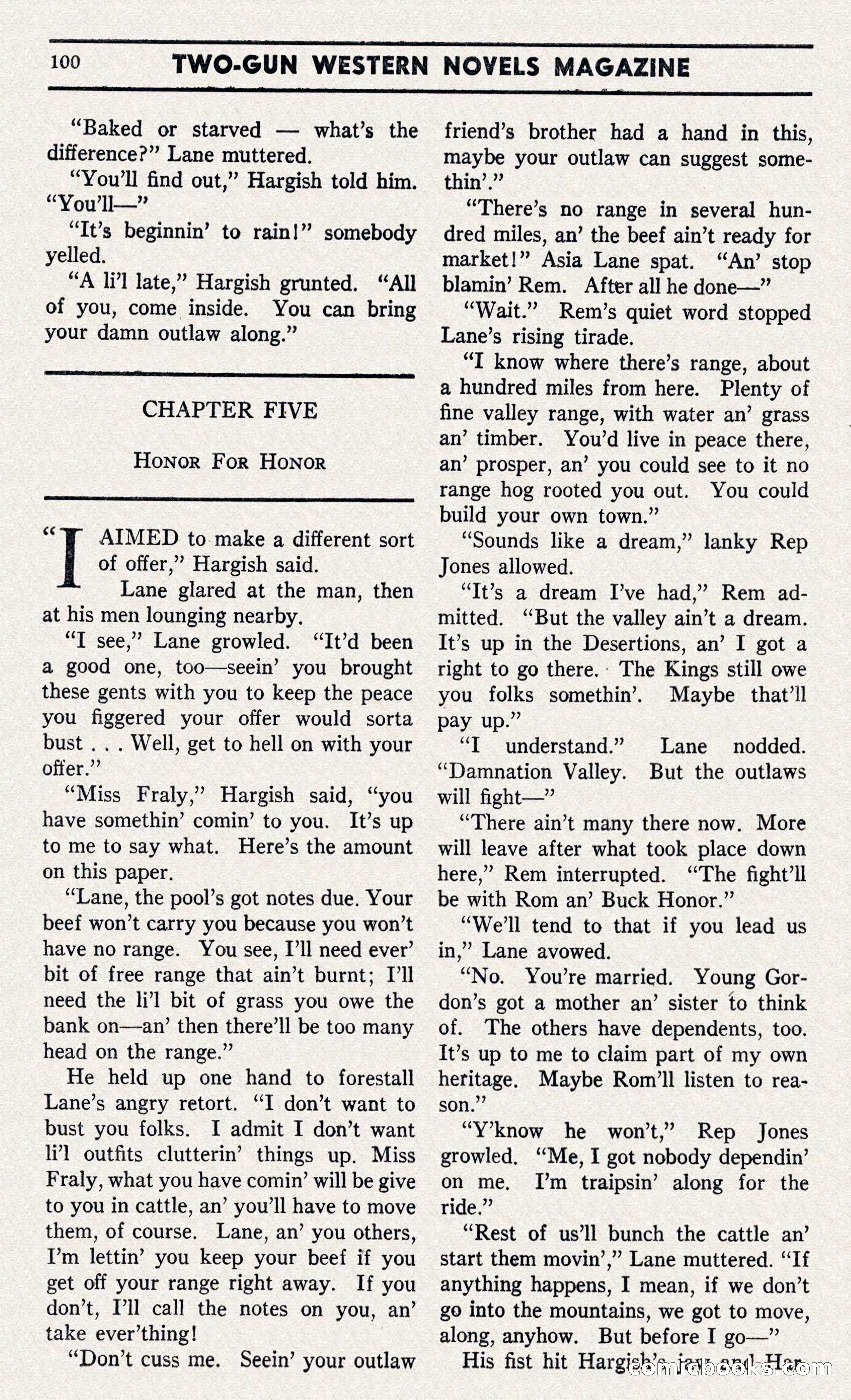 Two-Gun Western Novels Magazine — page 99 of 116