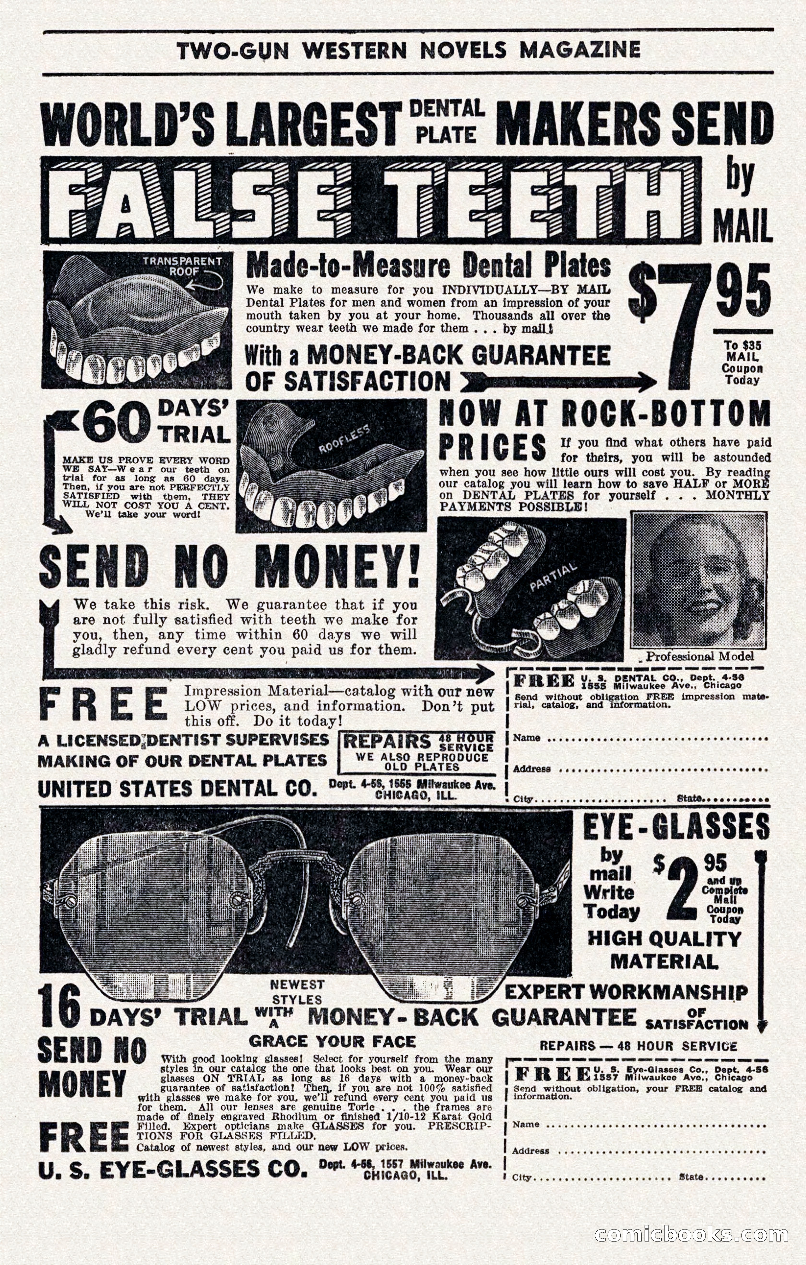 Two-Gun Western Novels Magazine — page 113 of 116
