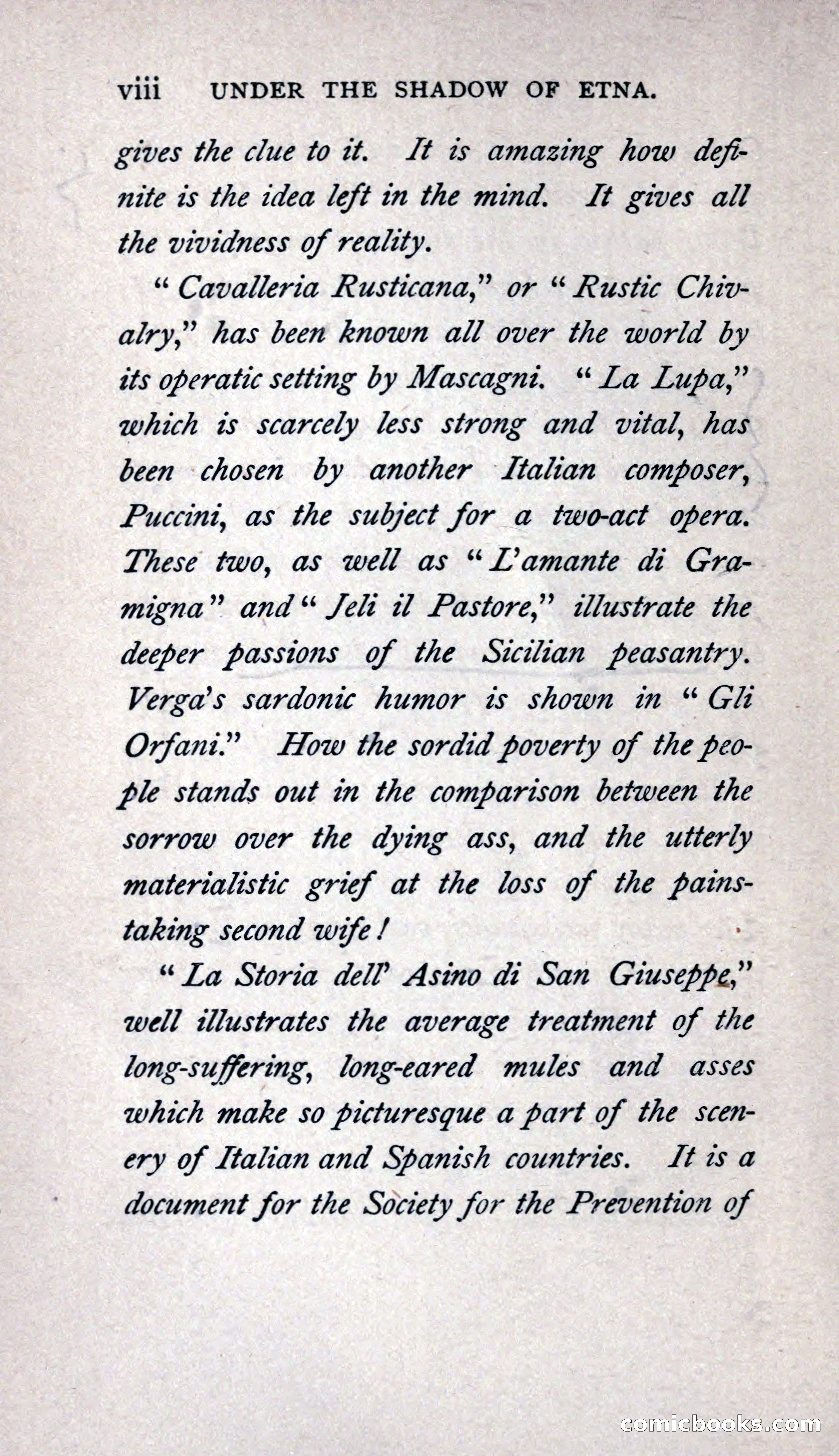 Under the Shadow of Etna: Sicilian Stories from the Italian of Giovanni Verga — page 18 of 218