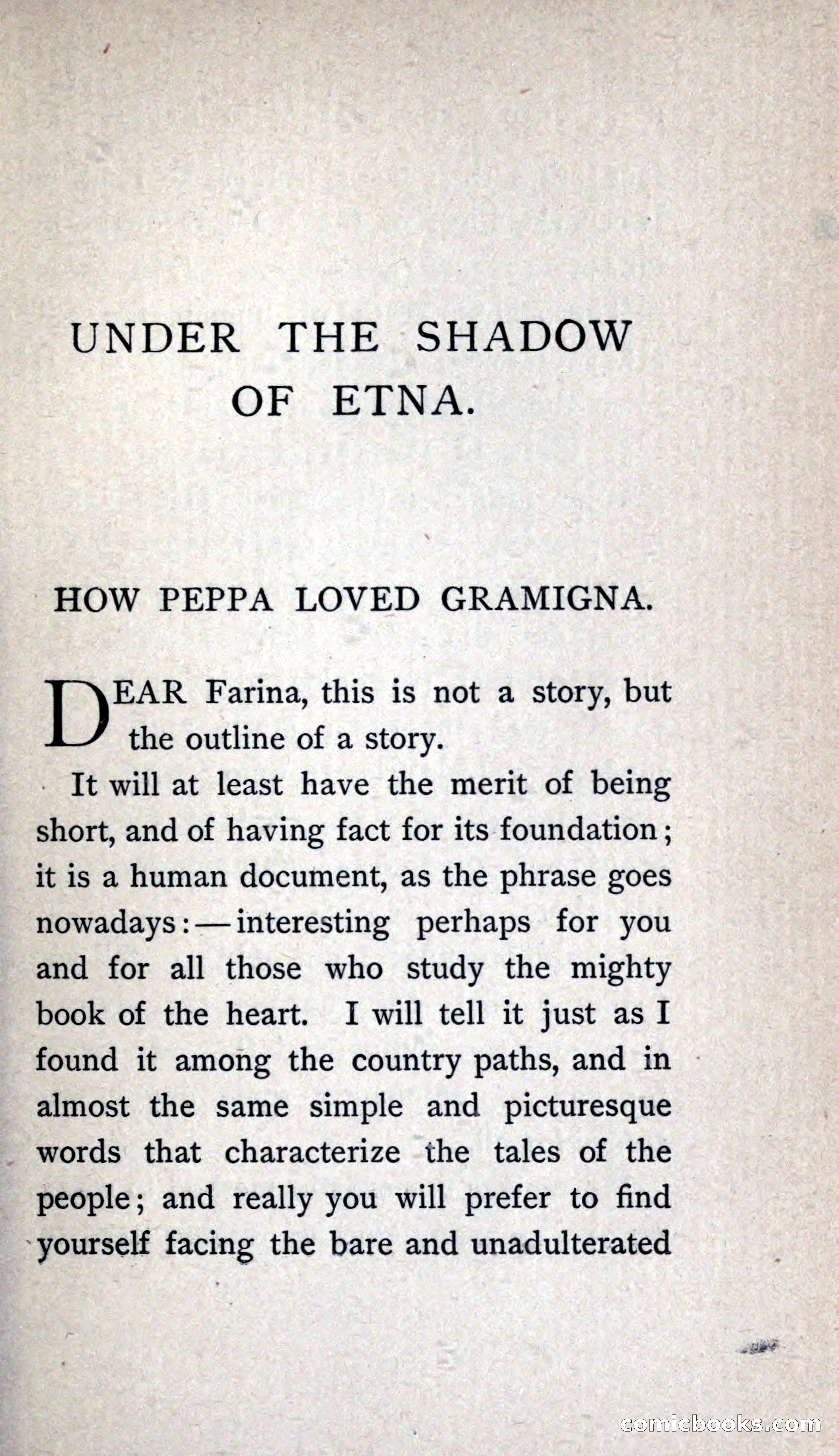 Under the Shadow of Etna: Sicilian Stories from the Italian of Giovanni Verga — page 25 of 218