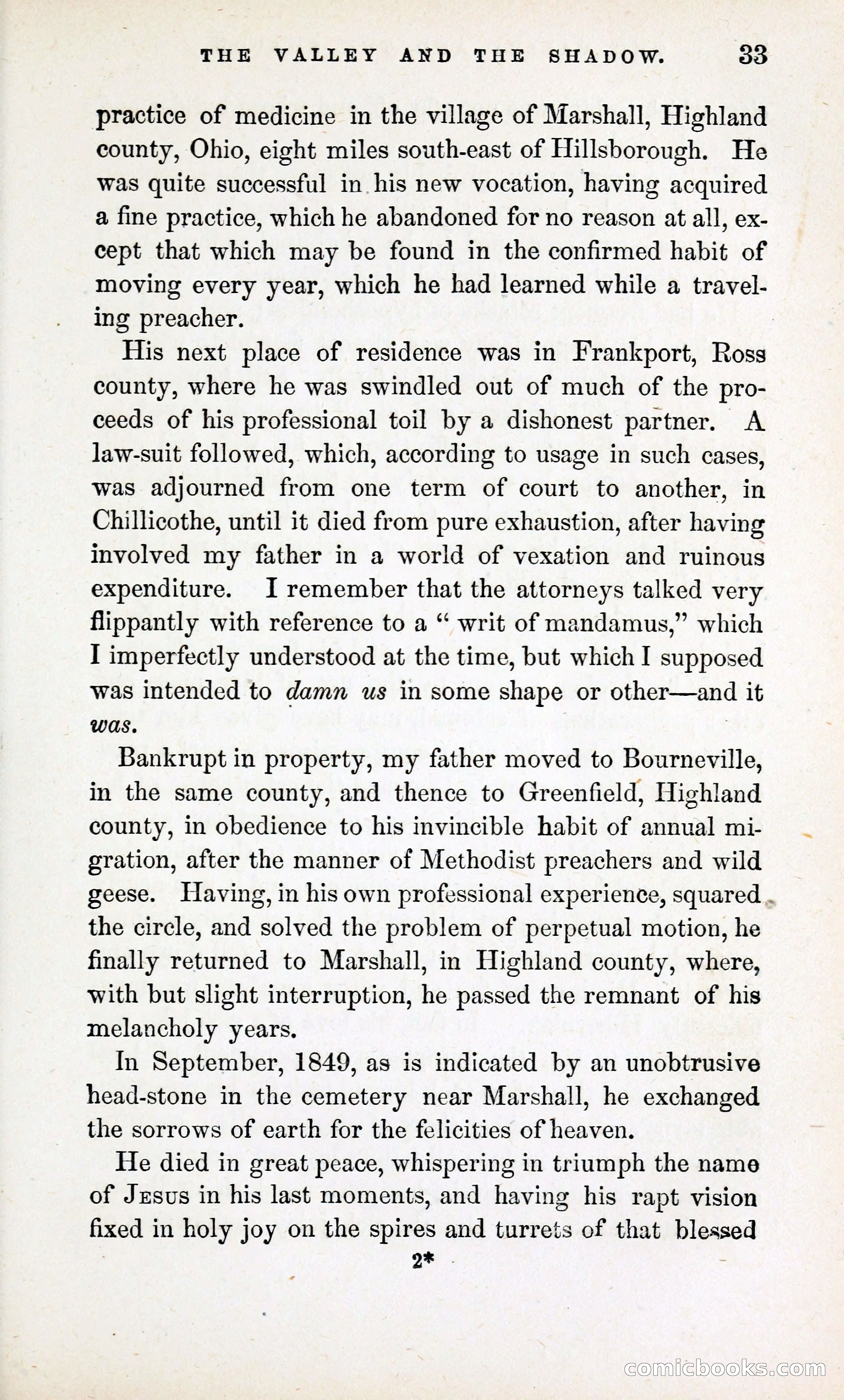 The Valley and the Shadow (1868) — page 42 of 349