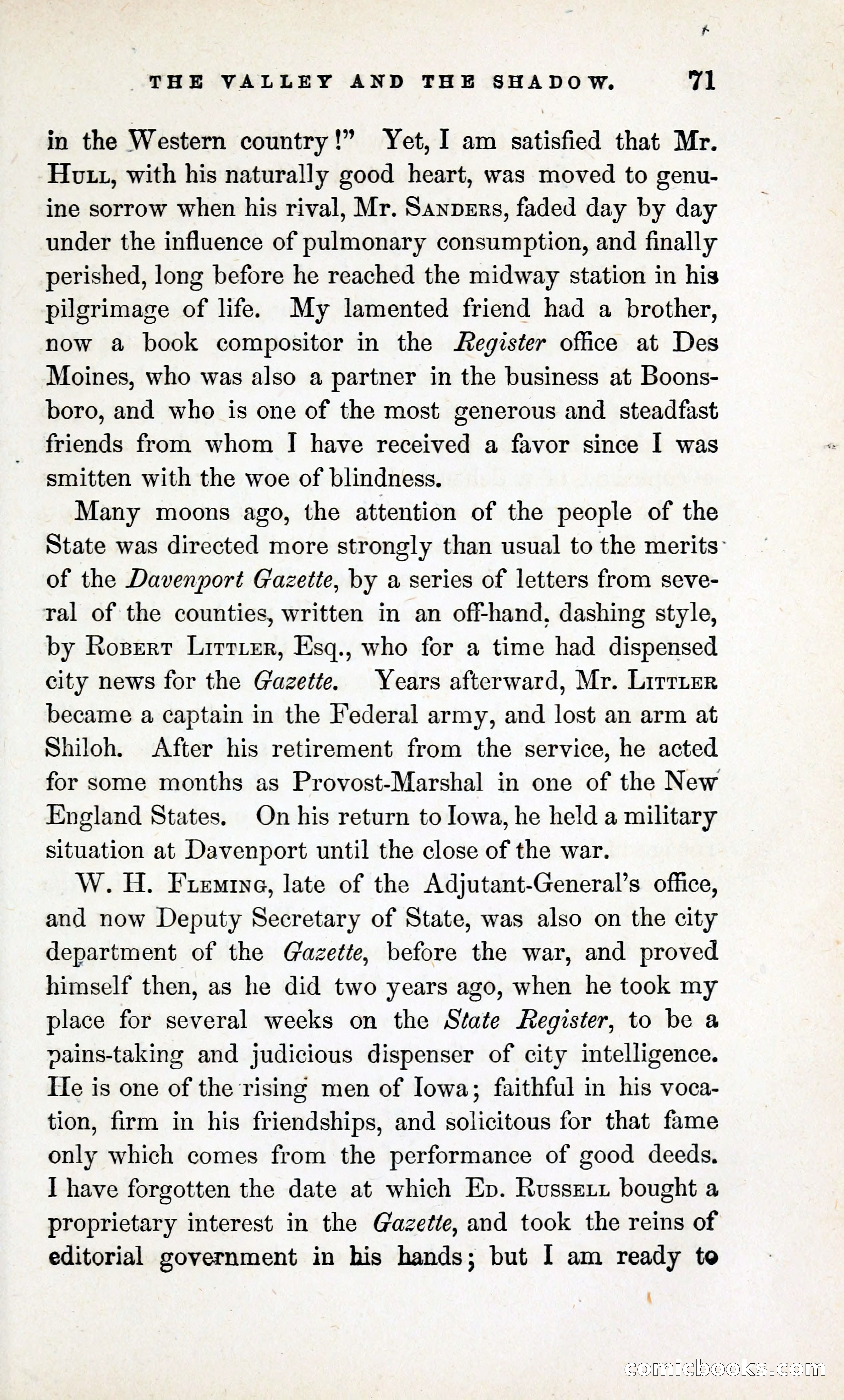 The Valley and the Shadow (1868) — page 80 of 349
