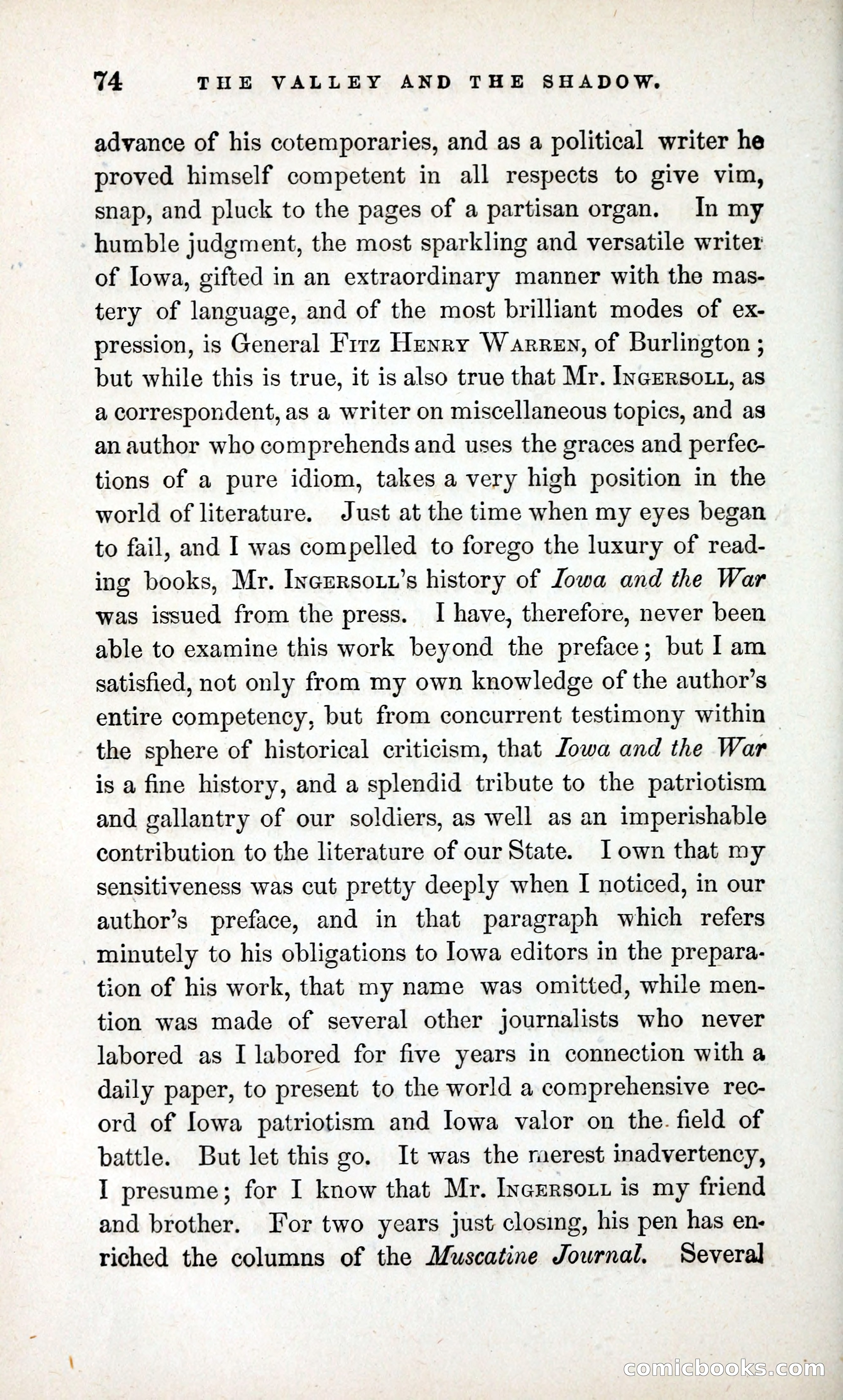 The Valley and the Shadow (1868) — page 83 of 349