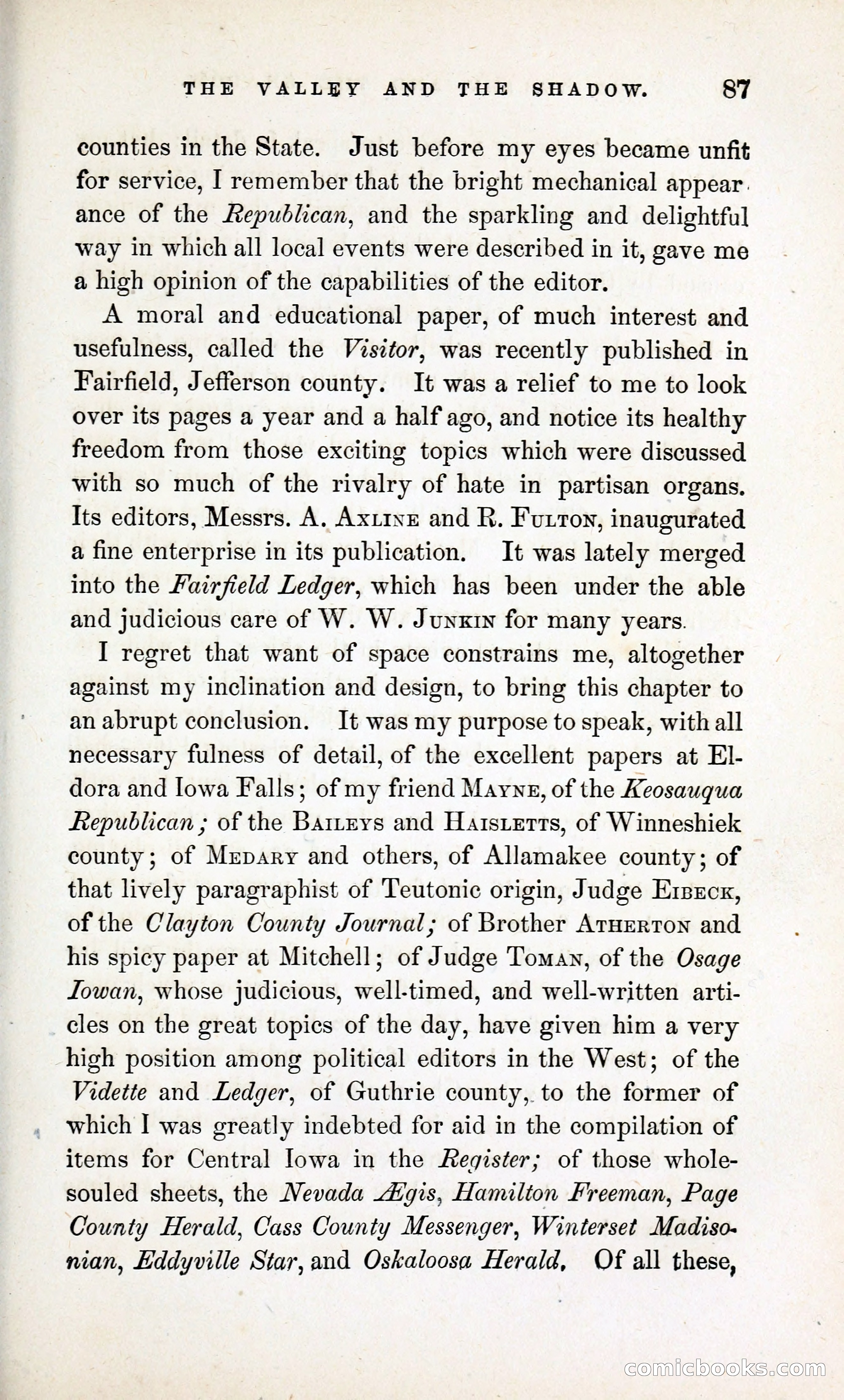 The Valley and the Shadow (1868) — page 96 of 349