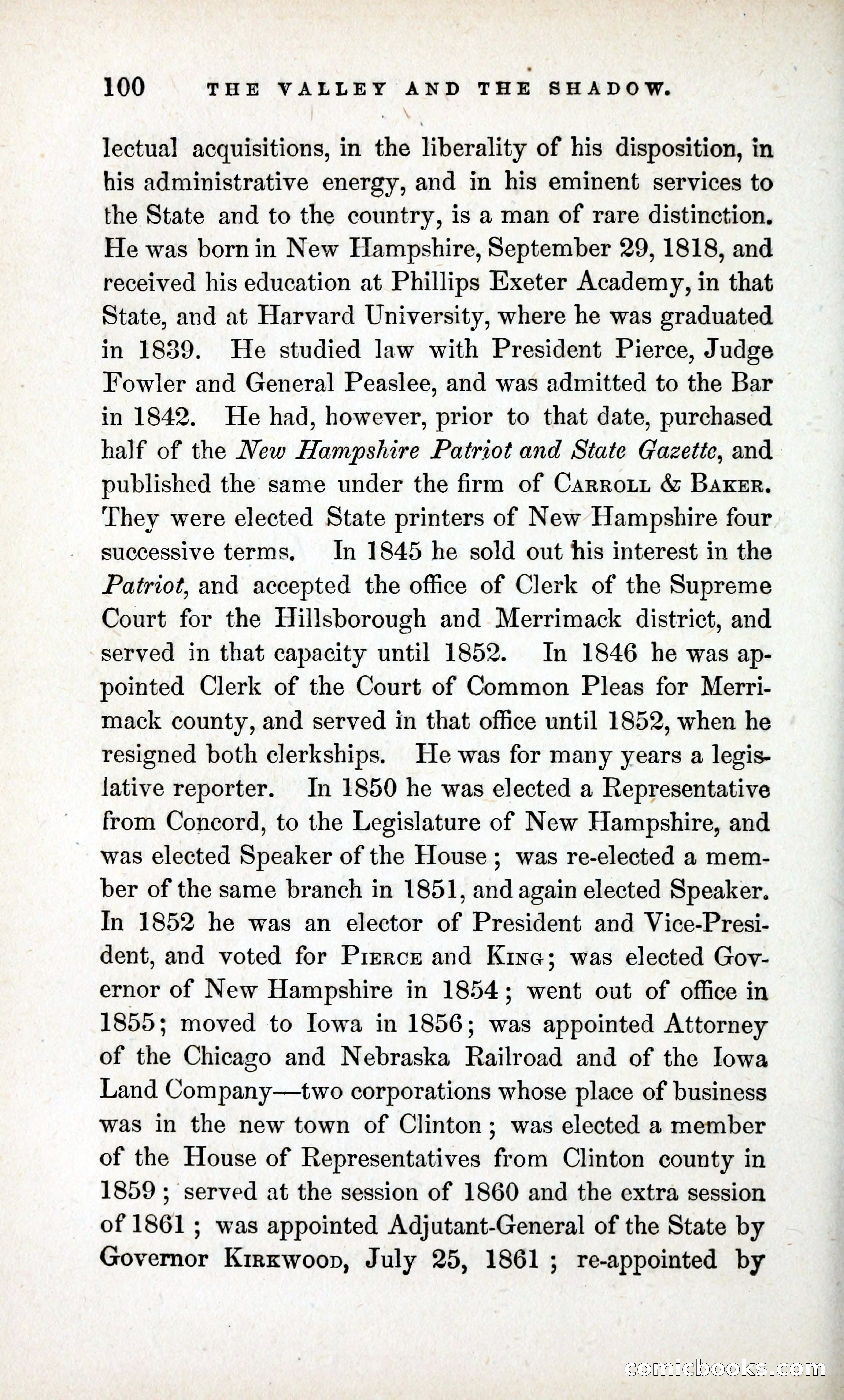 The Valley and the Shadow (1868) — page 109 of 349