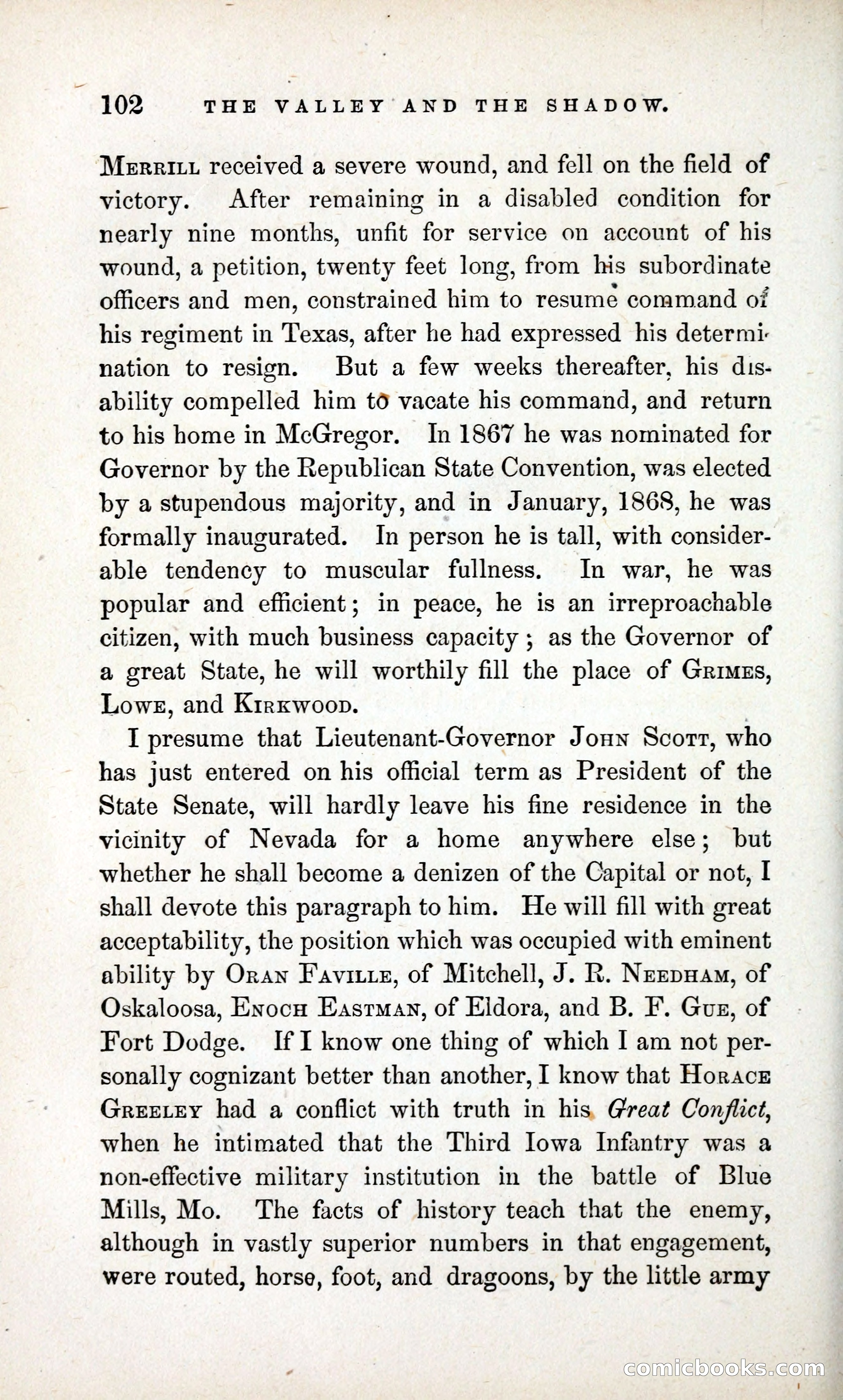 The Valley and the Shadow (1868) — page 111 of 349