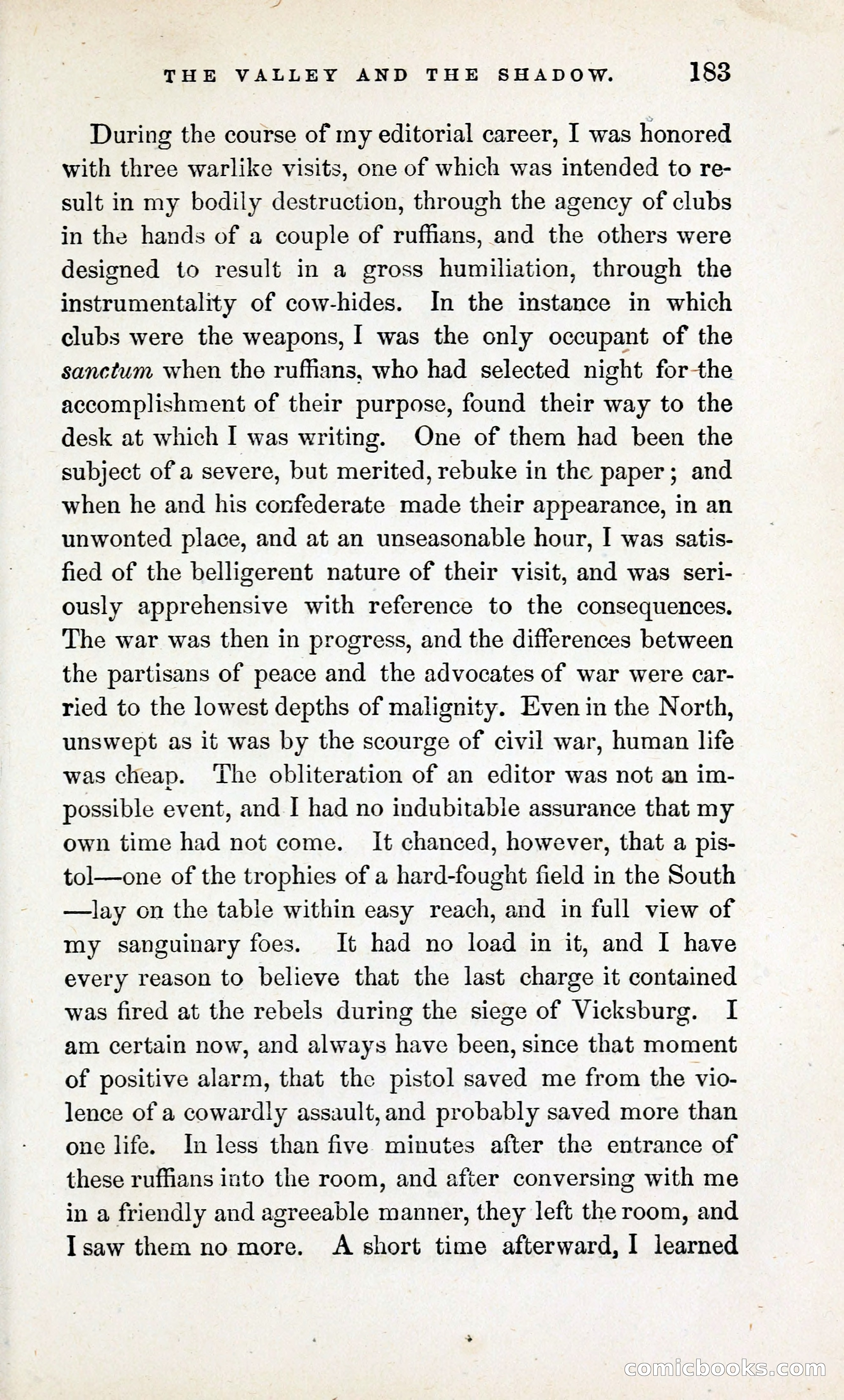 The Valley and the Shadow (1868) — page 192 of 349