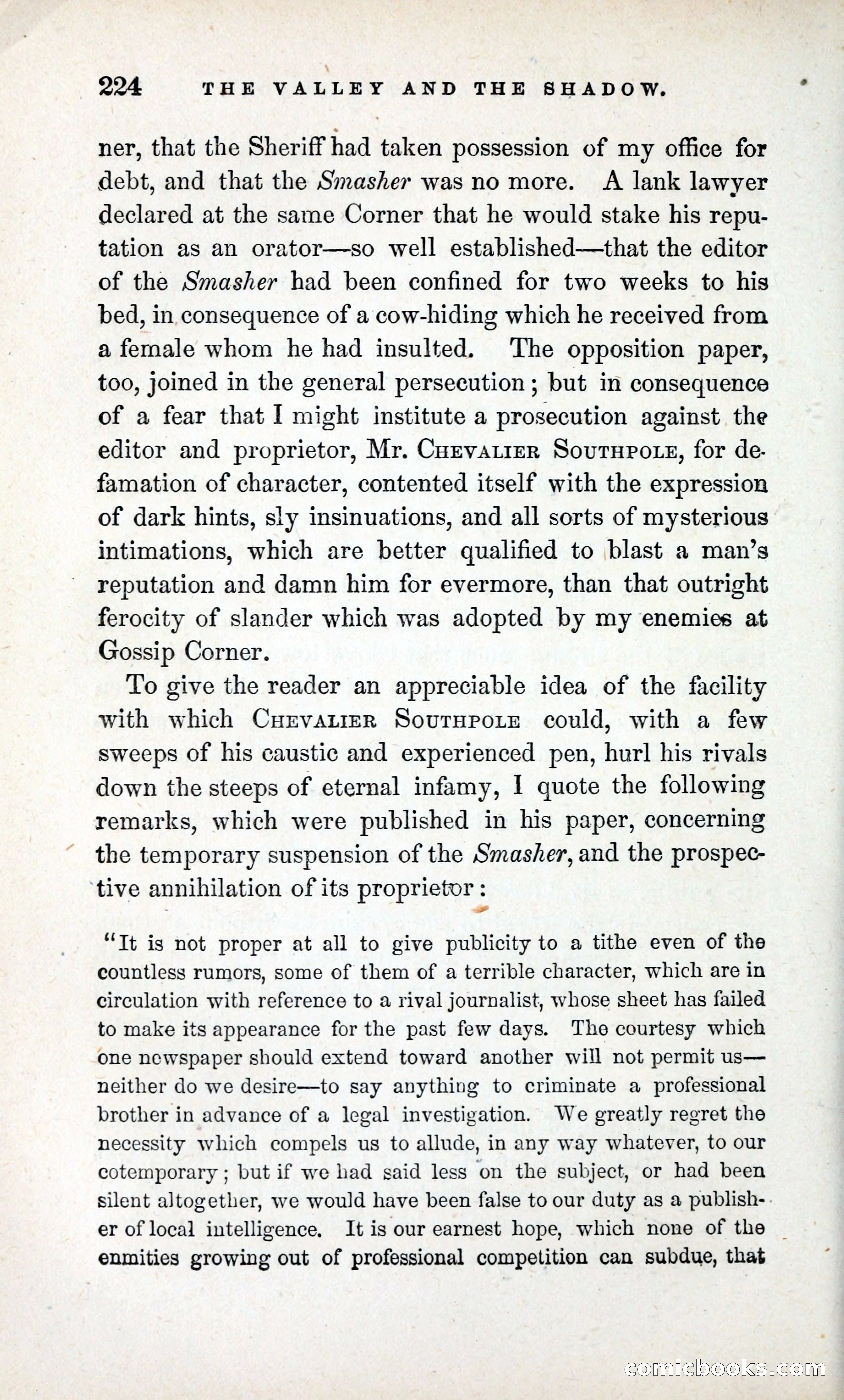 The Valley and the Shadow (1868) — page 233 of 349