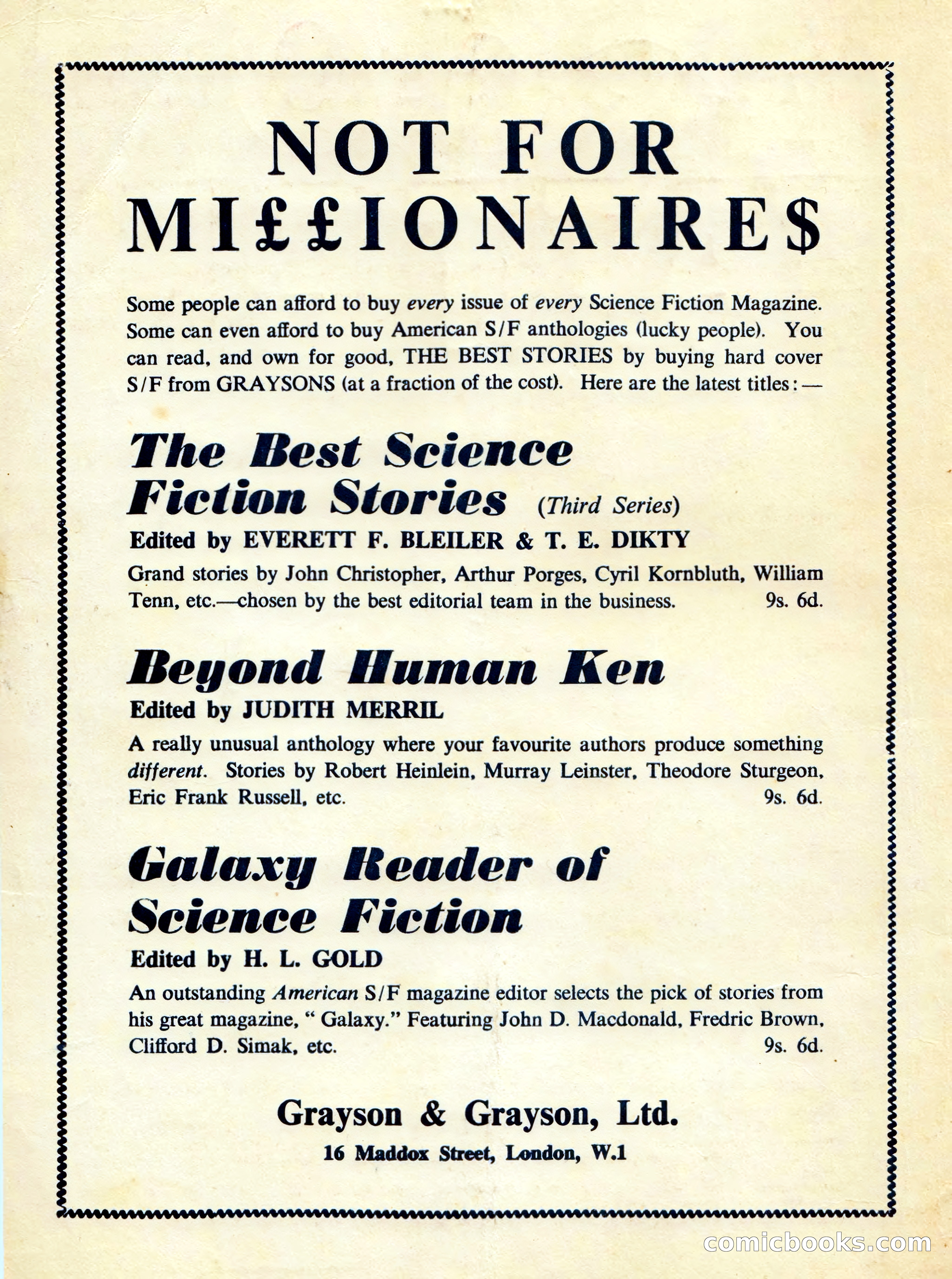 Vargo Statten Science Fiction Magazine — page 2 of 68