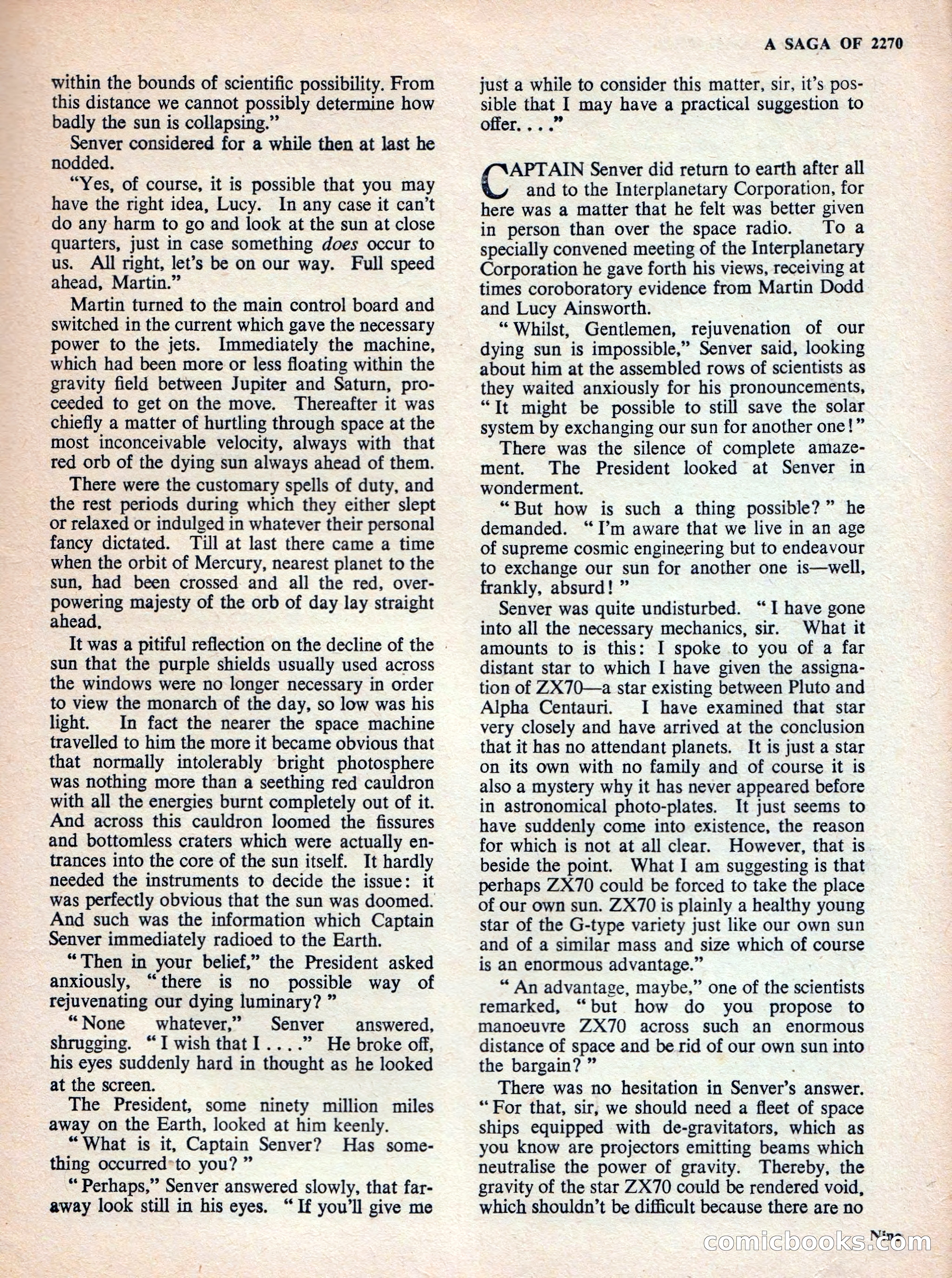 Vargo Statten Science Fiction Magazine — page 11 of 68