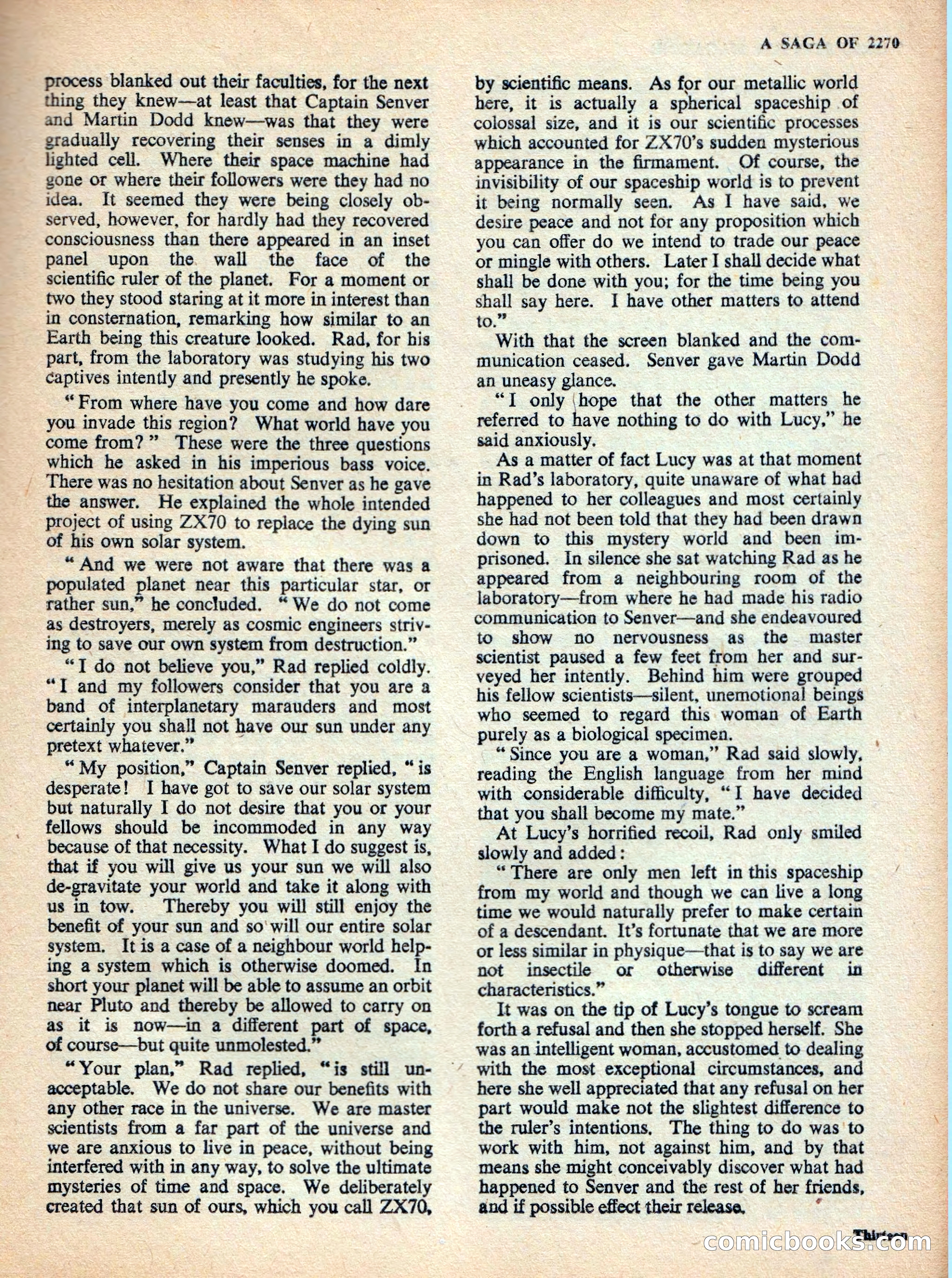 Vargo Statten Science Fiction Magazine — page 15 of 68