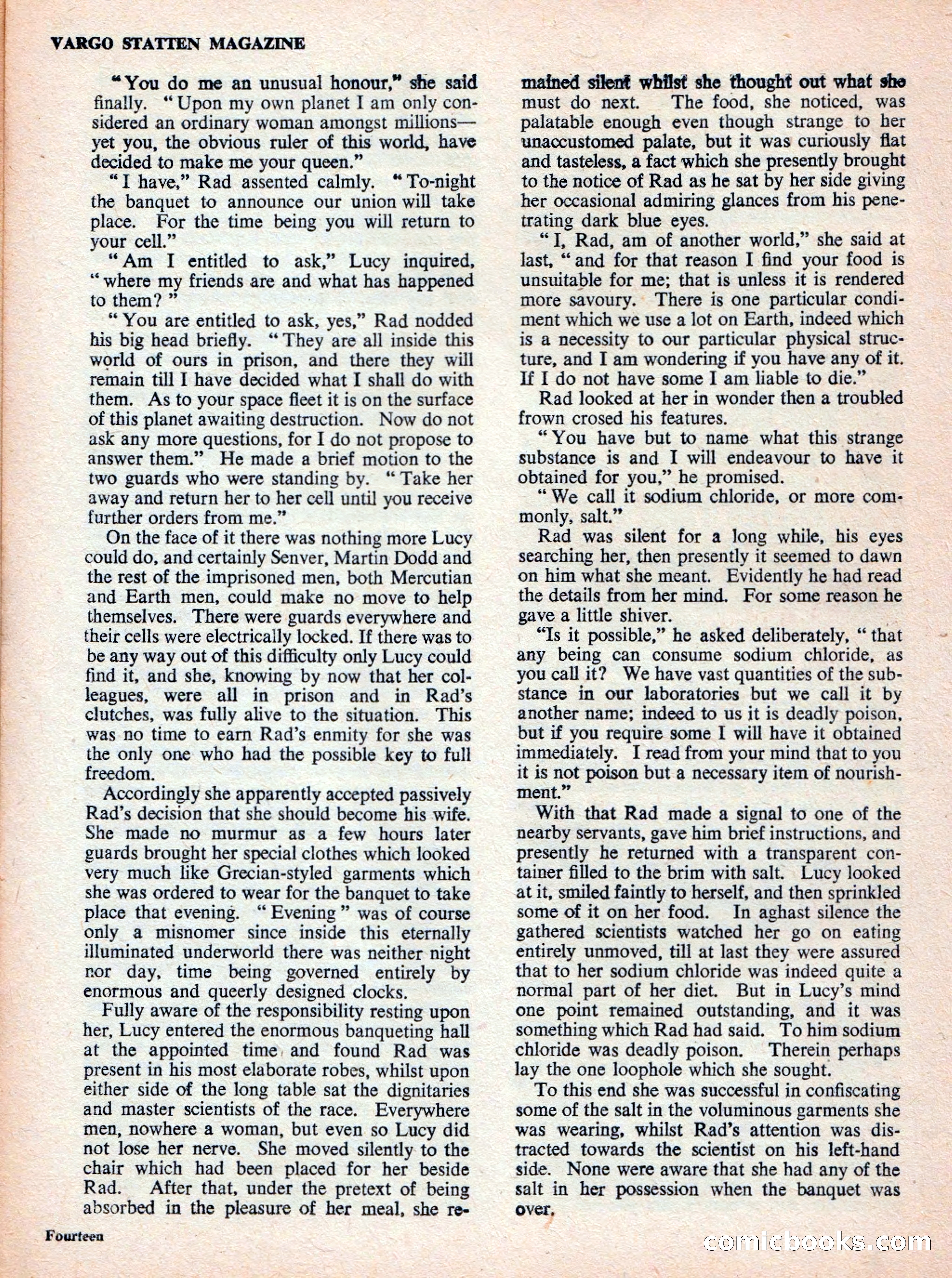 Vargo Statten Science Fiction Magazine — page 16 of 68