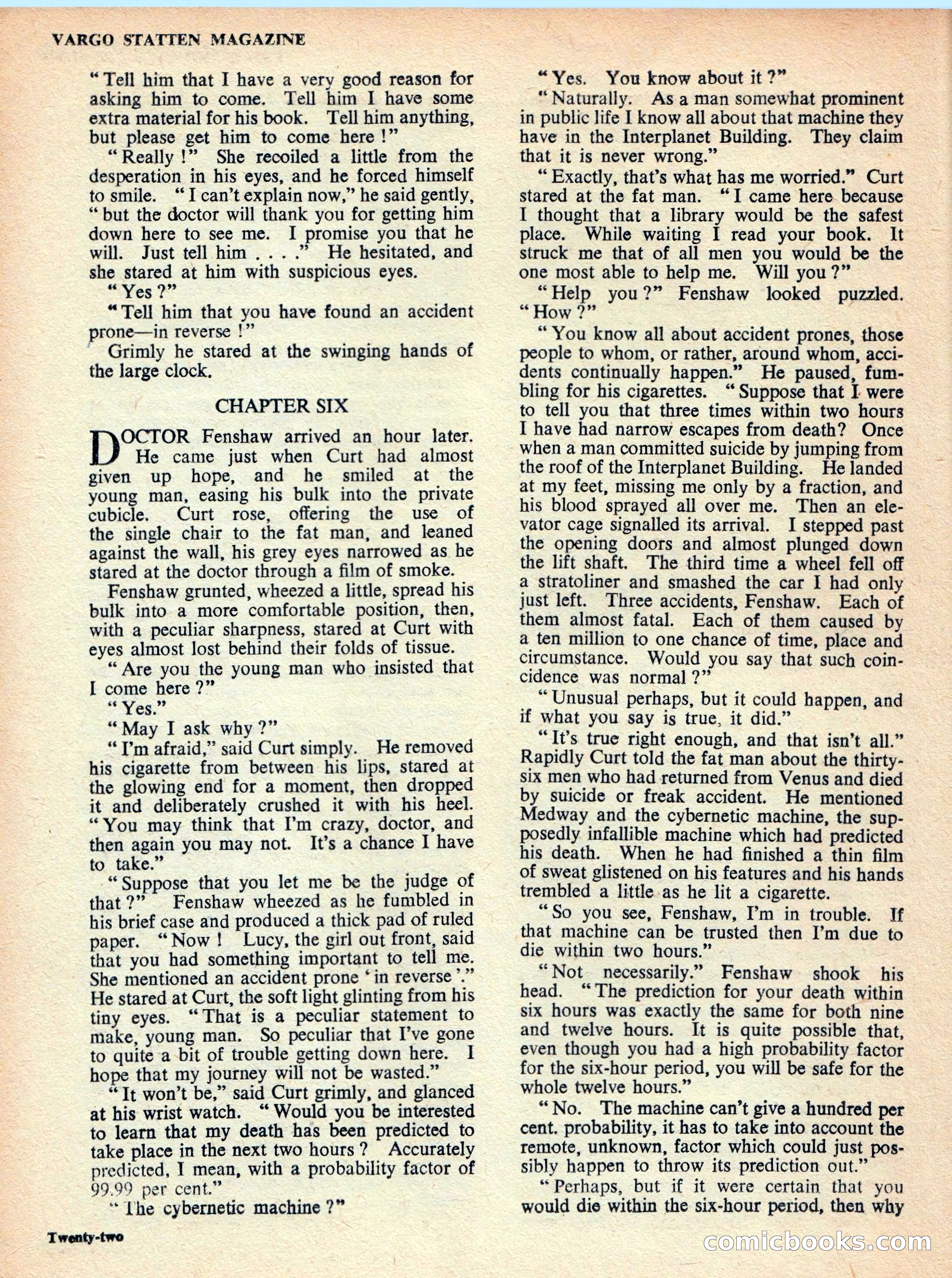 Vargo Statten Science Fiction Magazine — page 24 of 68