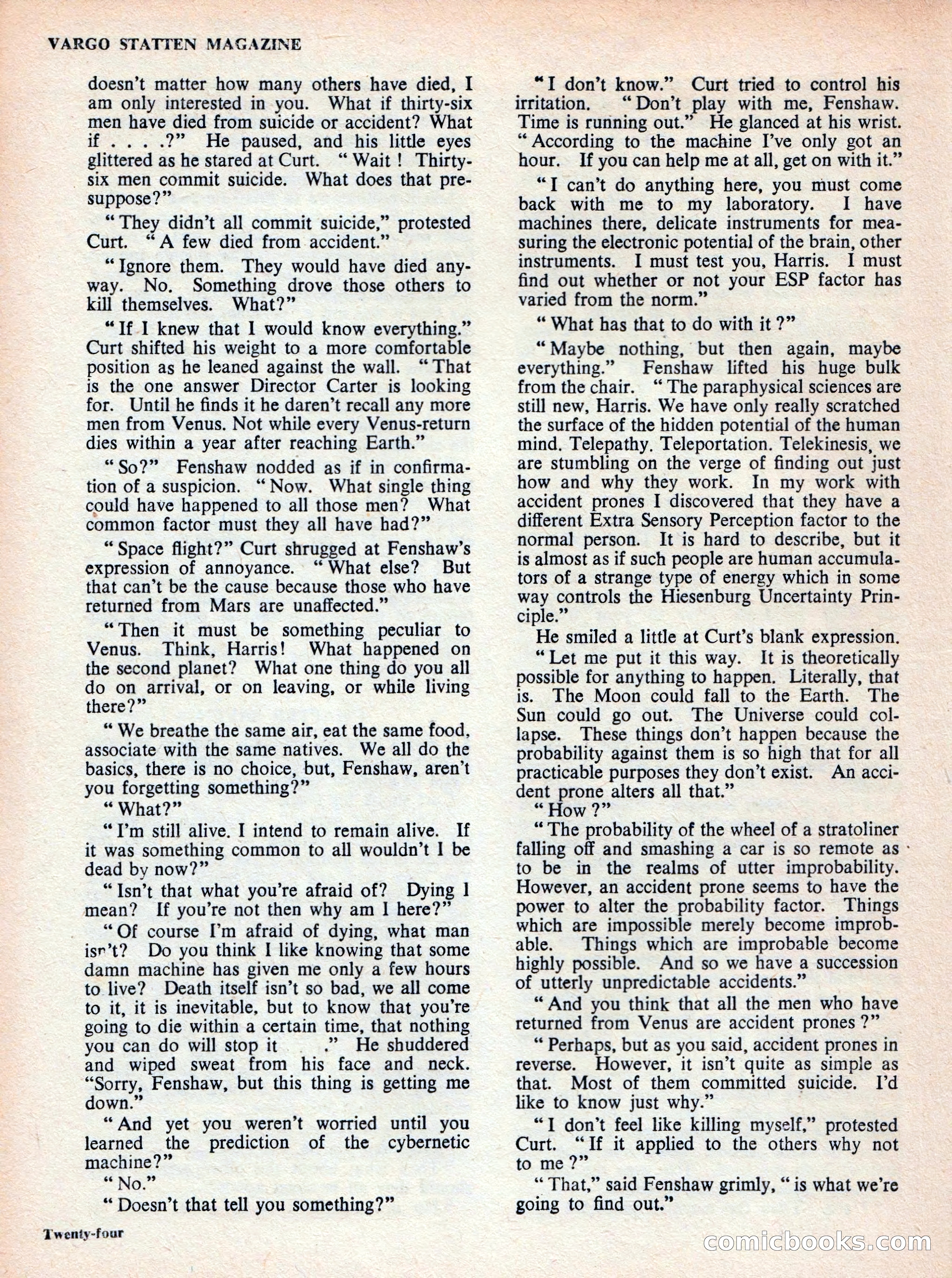 Vargo Statten Science Fiction Magazine — page 26 of 68