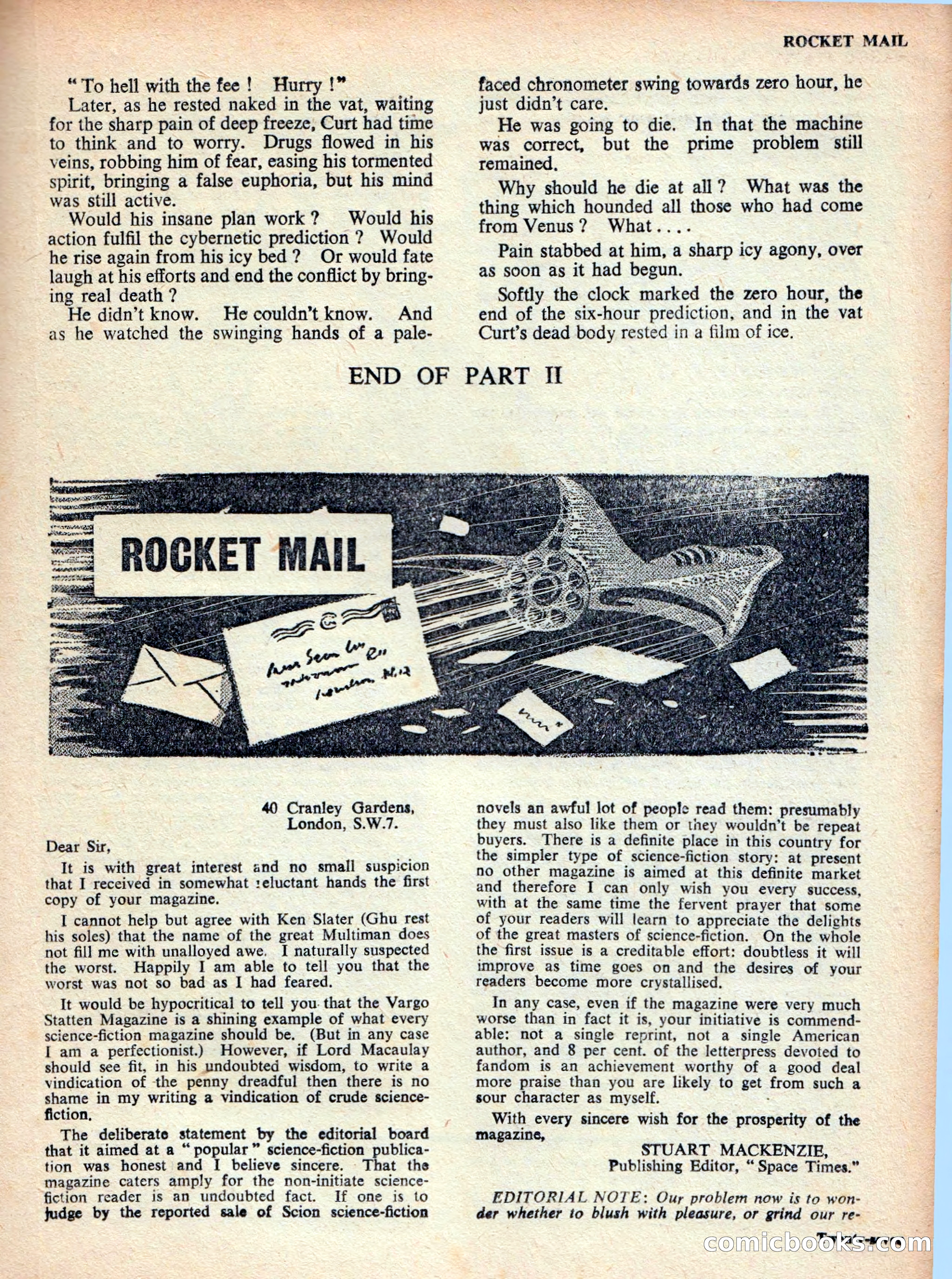 Vargo Statten Science Fiction Magazine — page 29 of 68