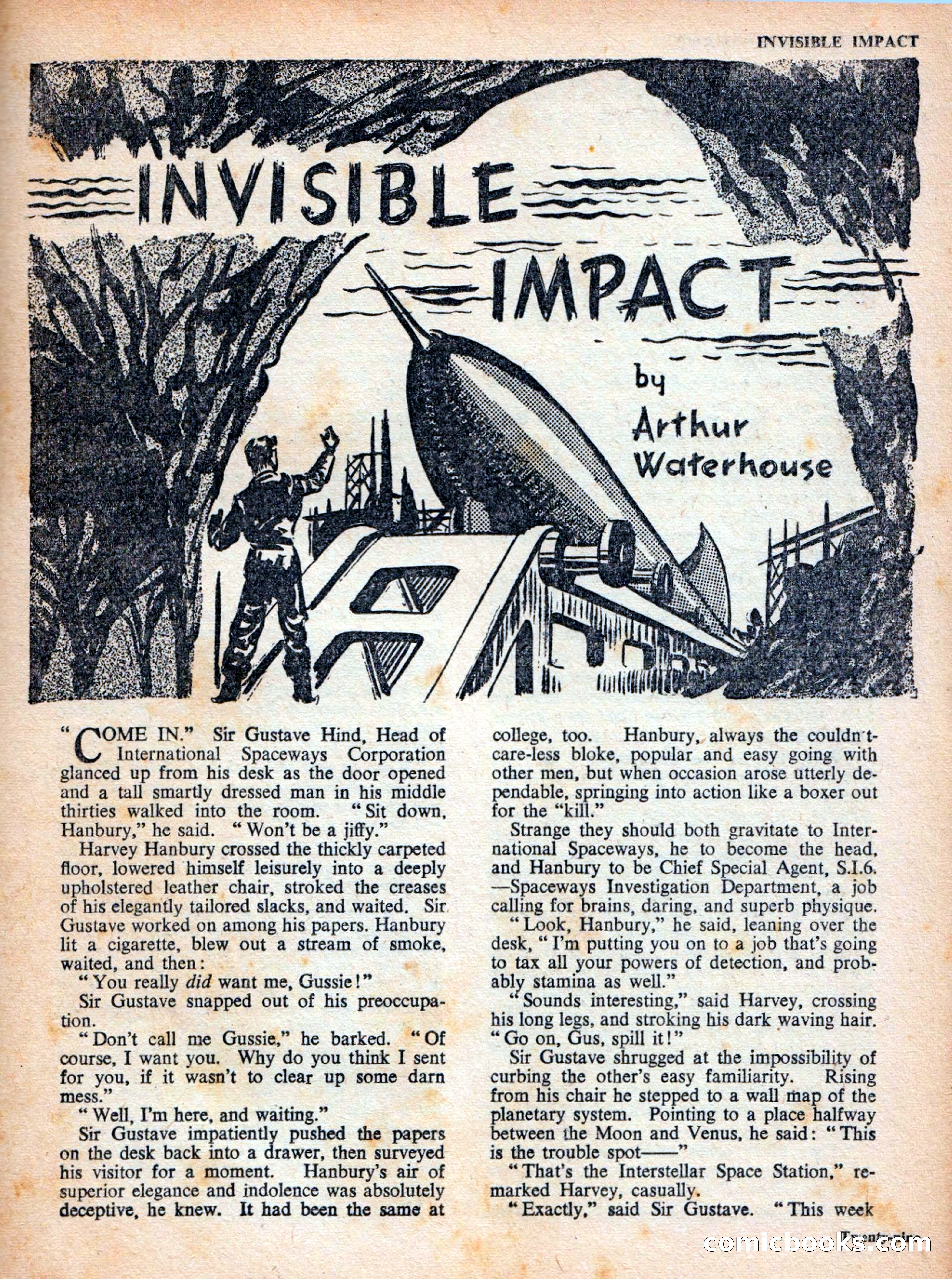 Vargo Statten Science Fiction Magazine — page 31 of 68