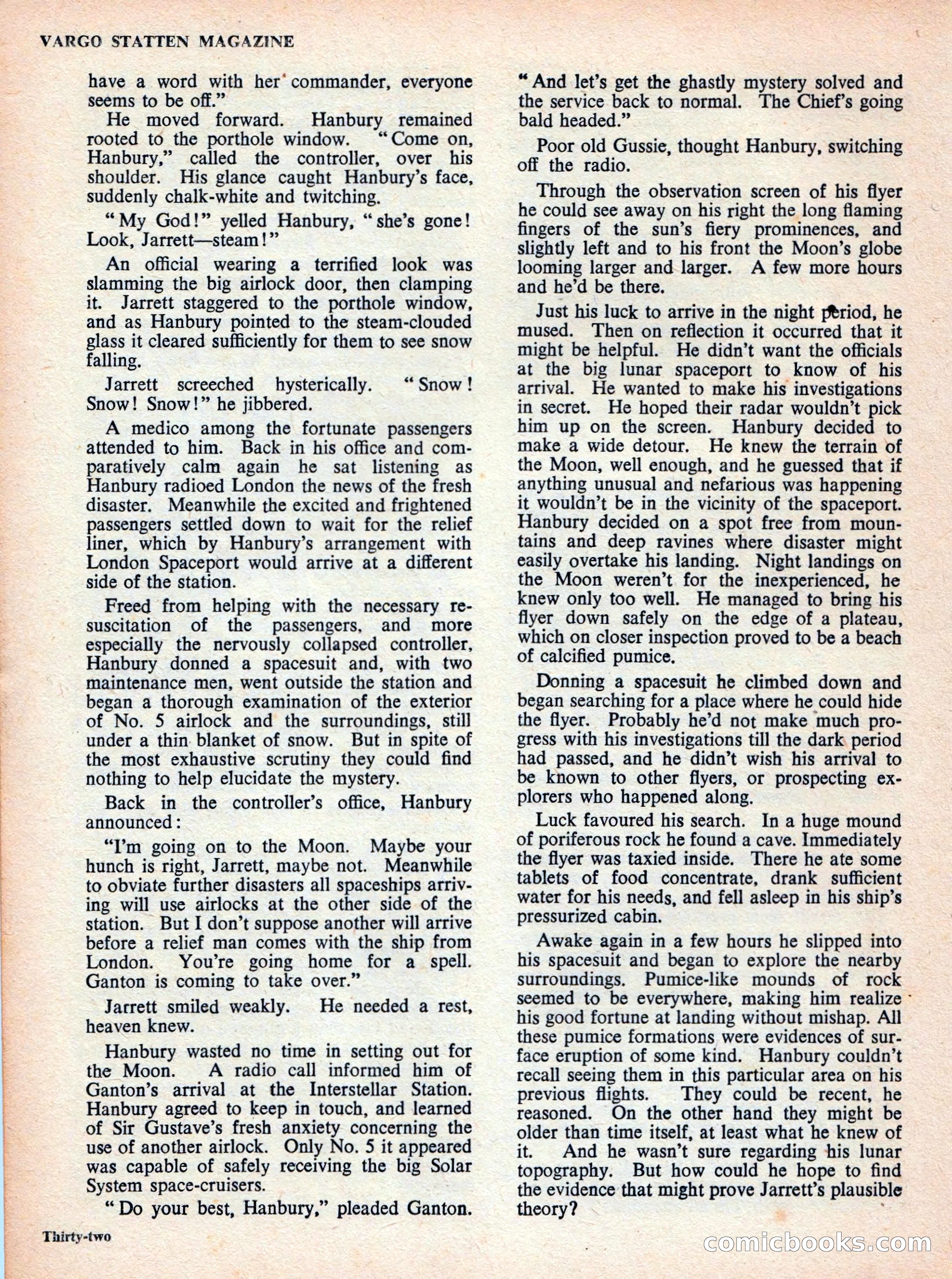Vargo Statten Science Fiction Magazine — page 34 of 68