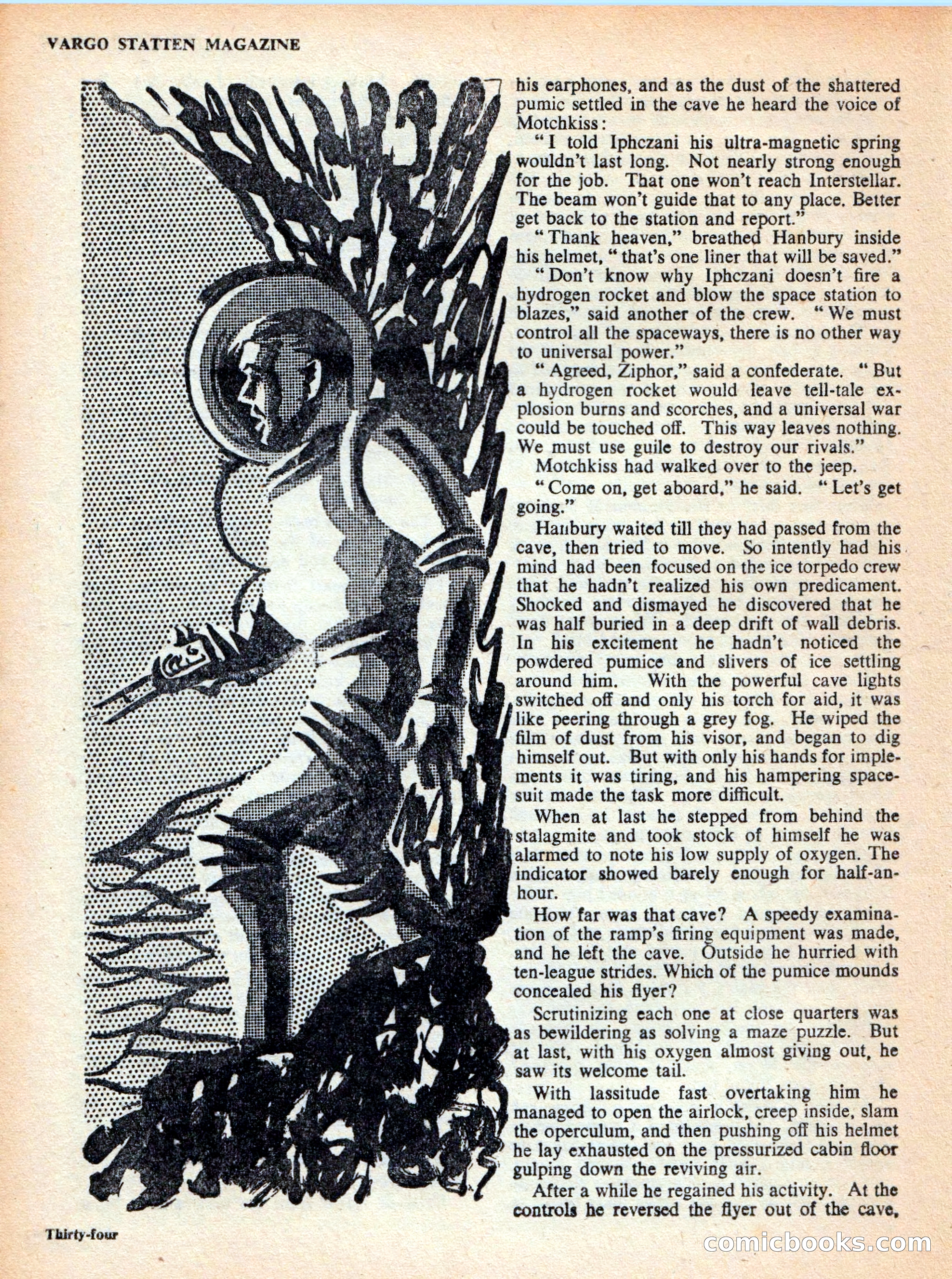 Vargo Statten Science Fiction Magazine — page 36 of 68