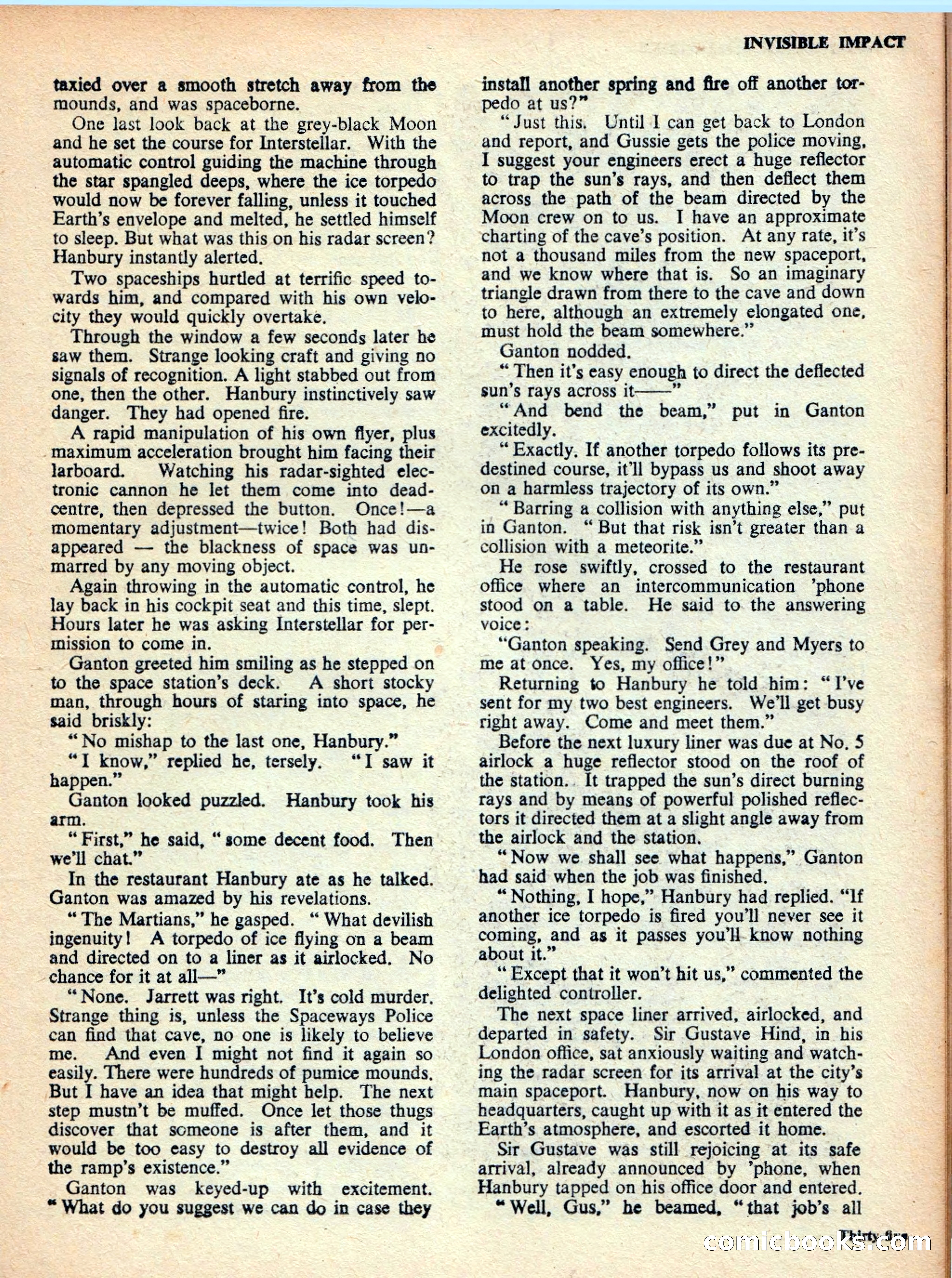 Vargo Statten Science Fiction Magazine — page 37 of 68