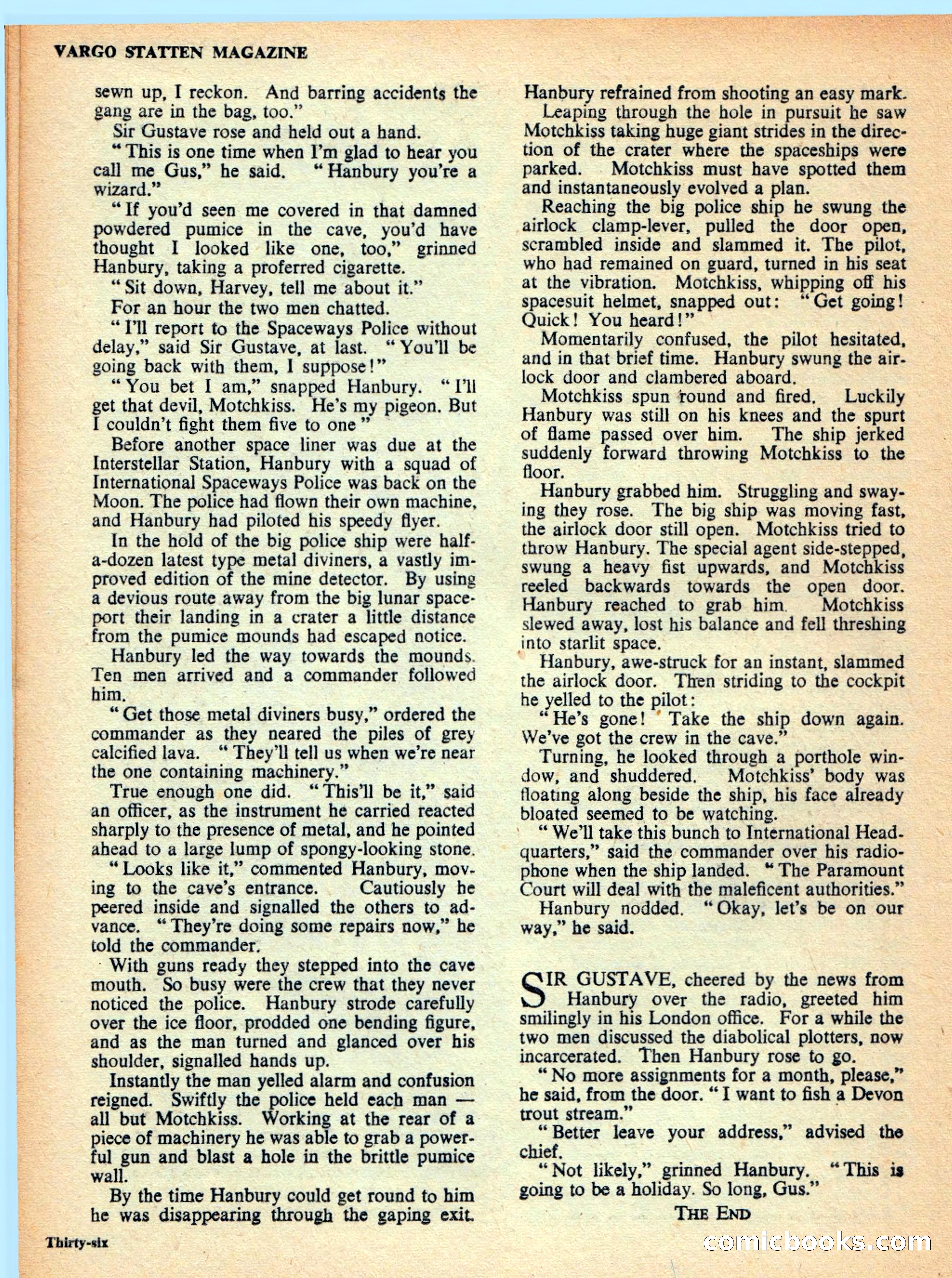 Vargo Statten Science Fiction Magazine — page 38 of 68