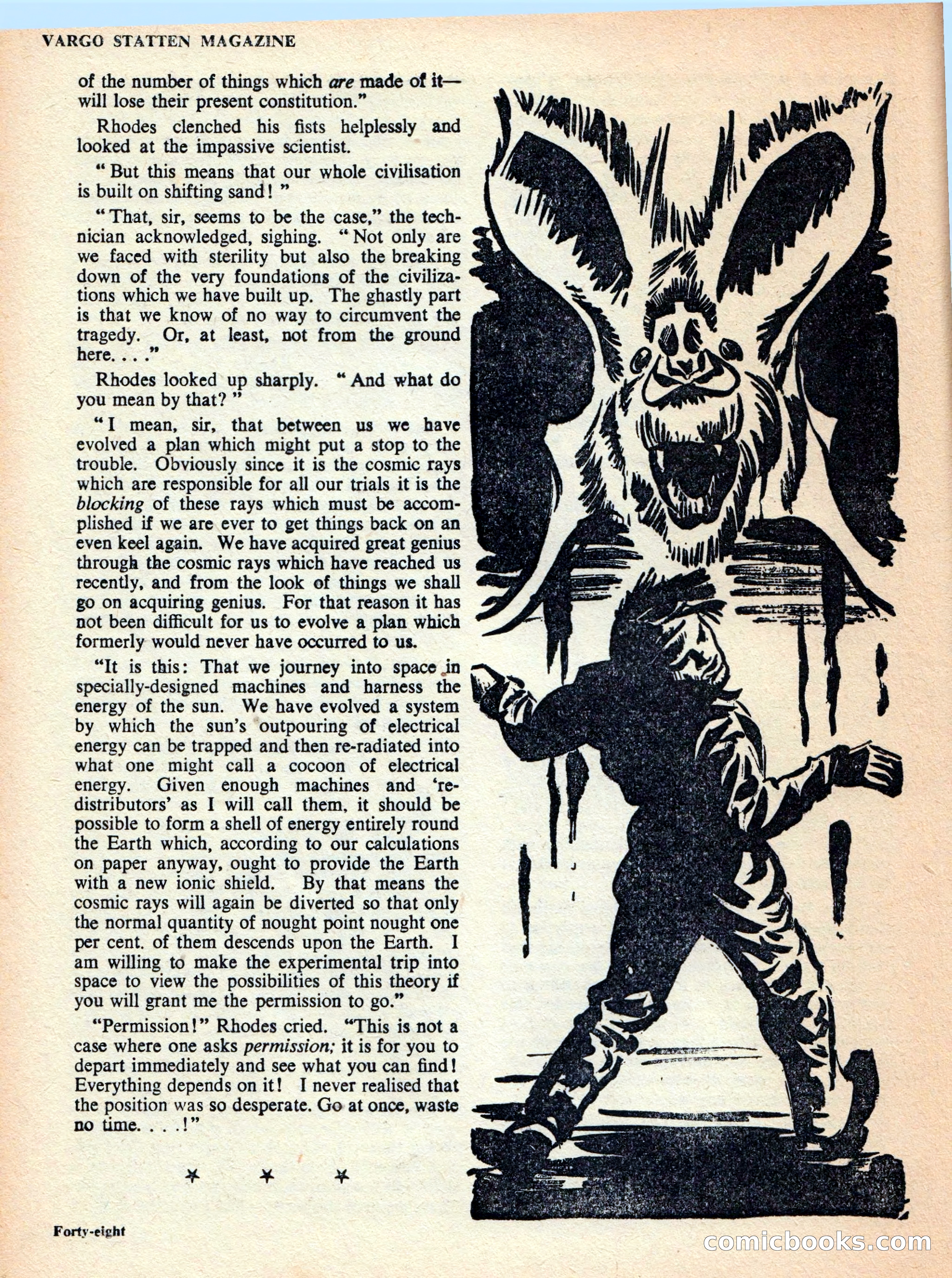 Vargo Statten Science Fiction Magazine — page 50 of 68