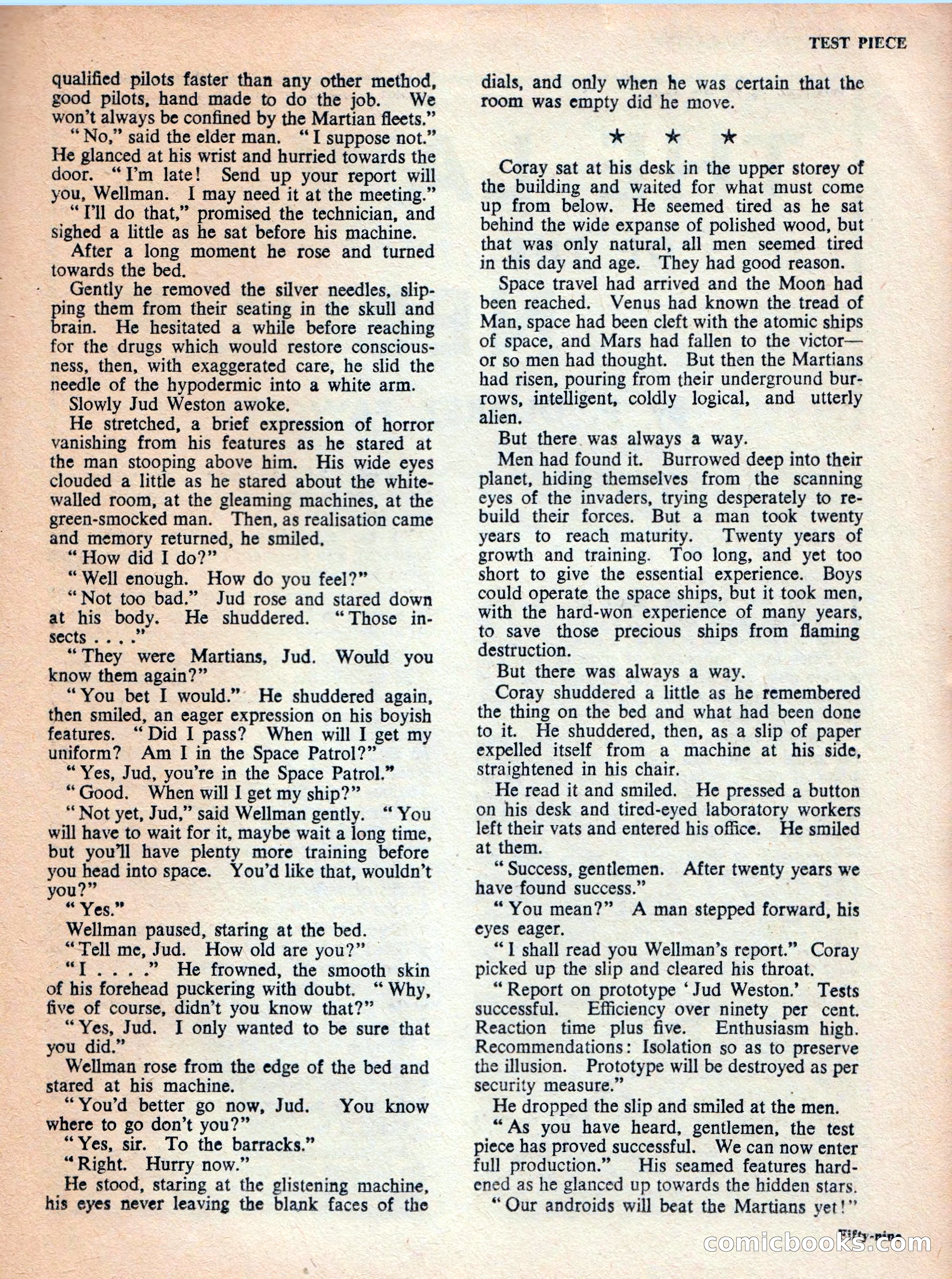 Vargo Statten Science Fiction Magazine — page 61 of 68
