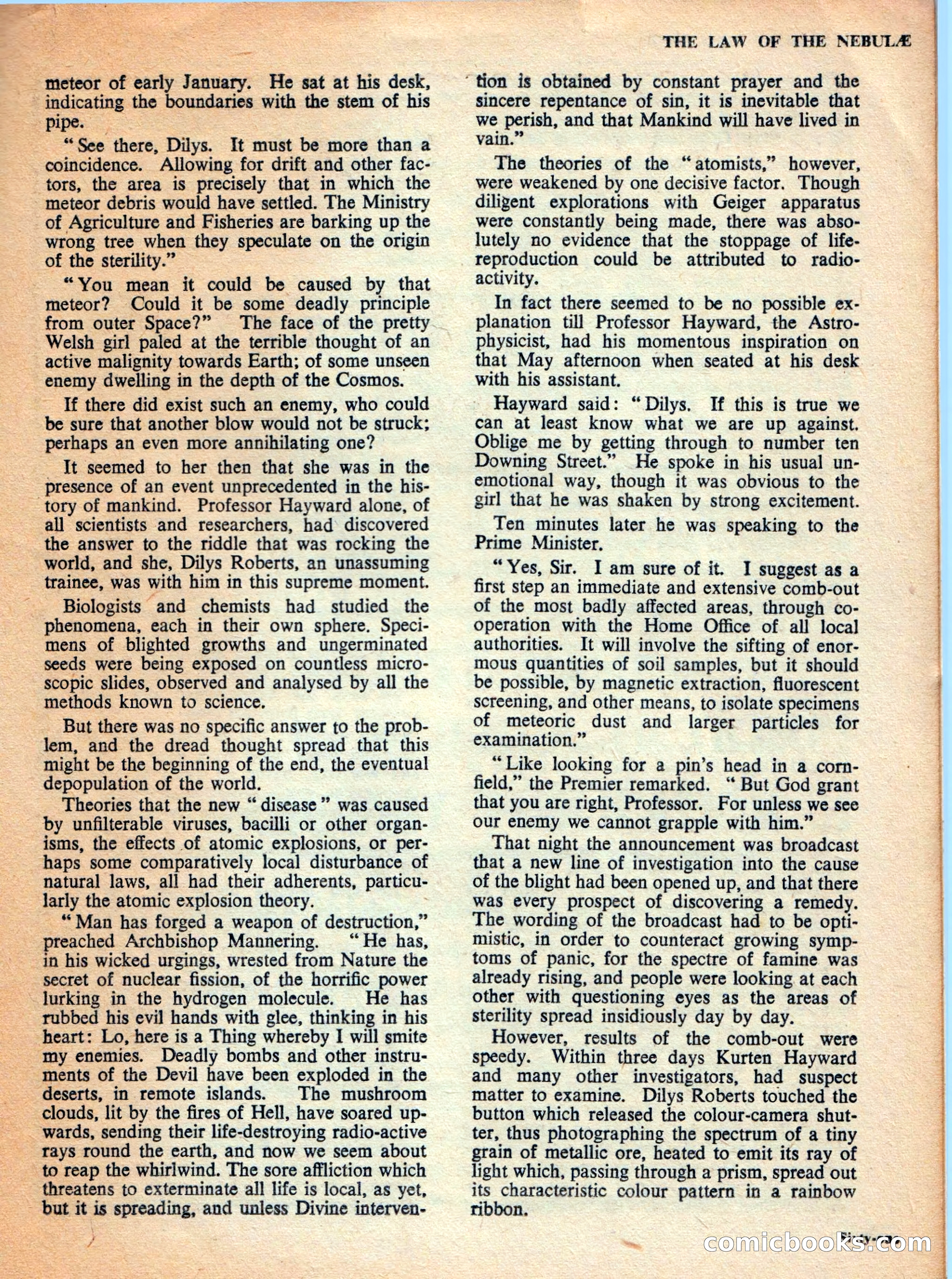 Vargo Statten Science Fiction Magazine — page 63 of 68