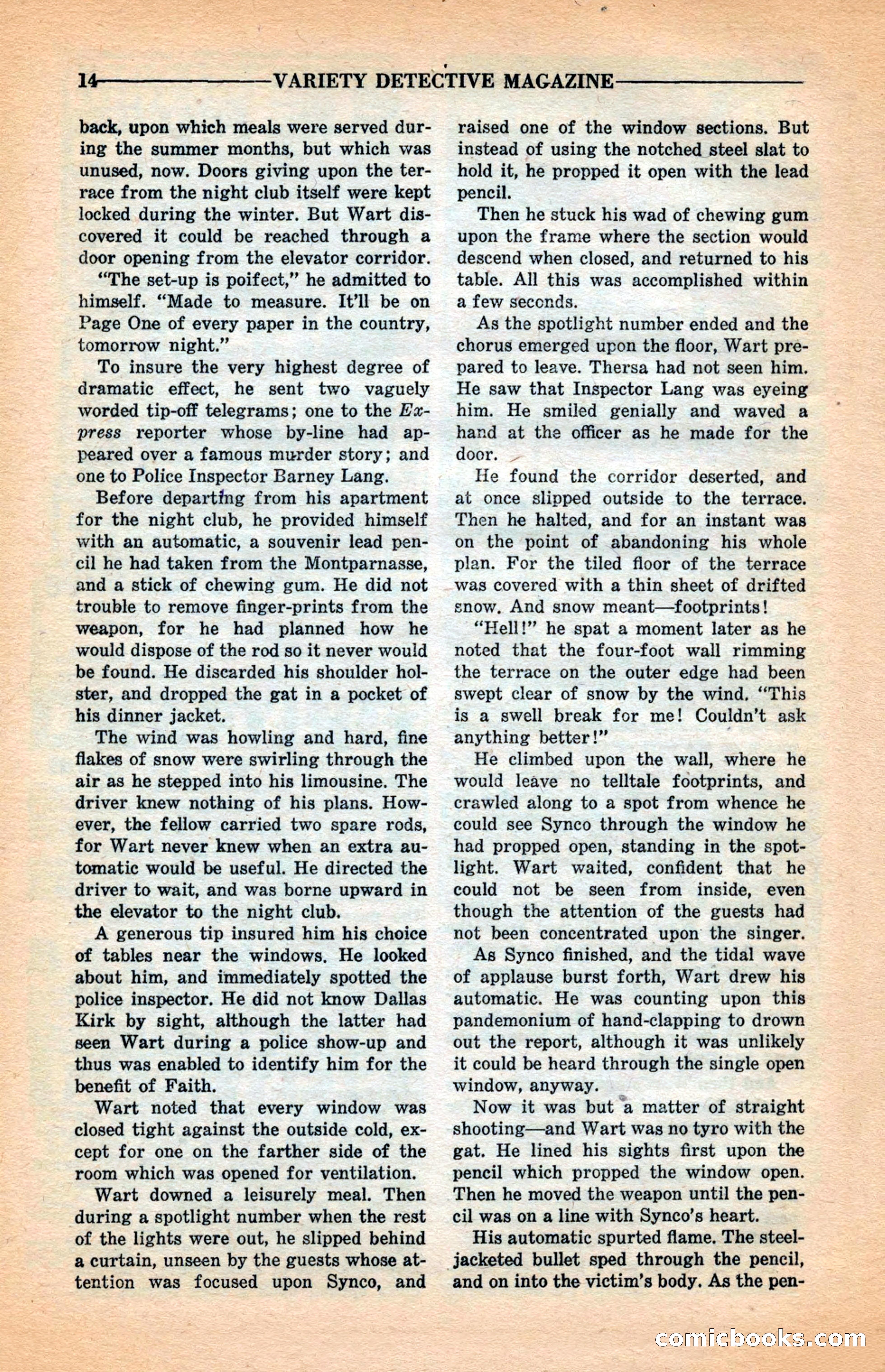 Variety Detective Magazine — page 16 of 116