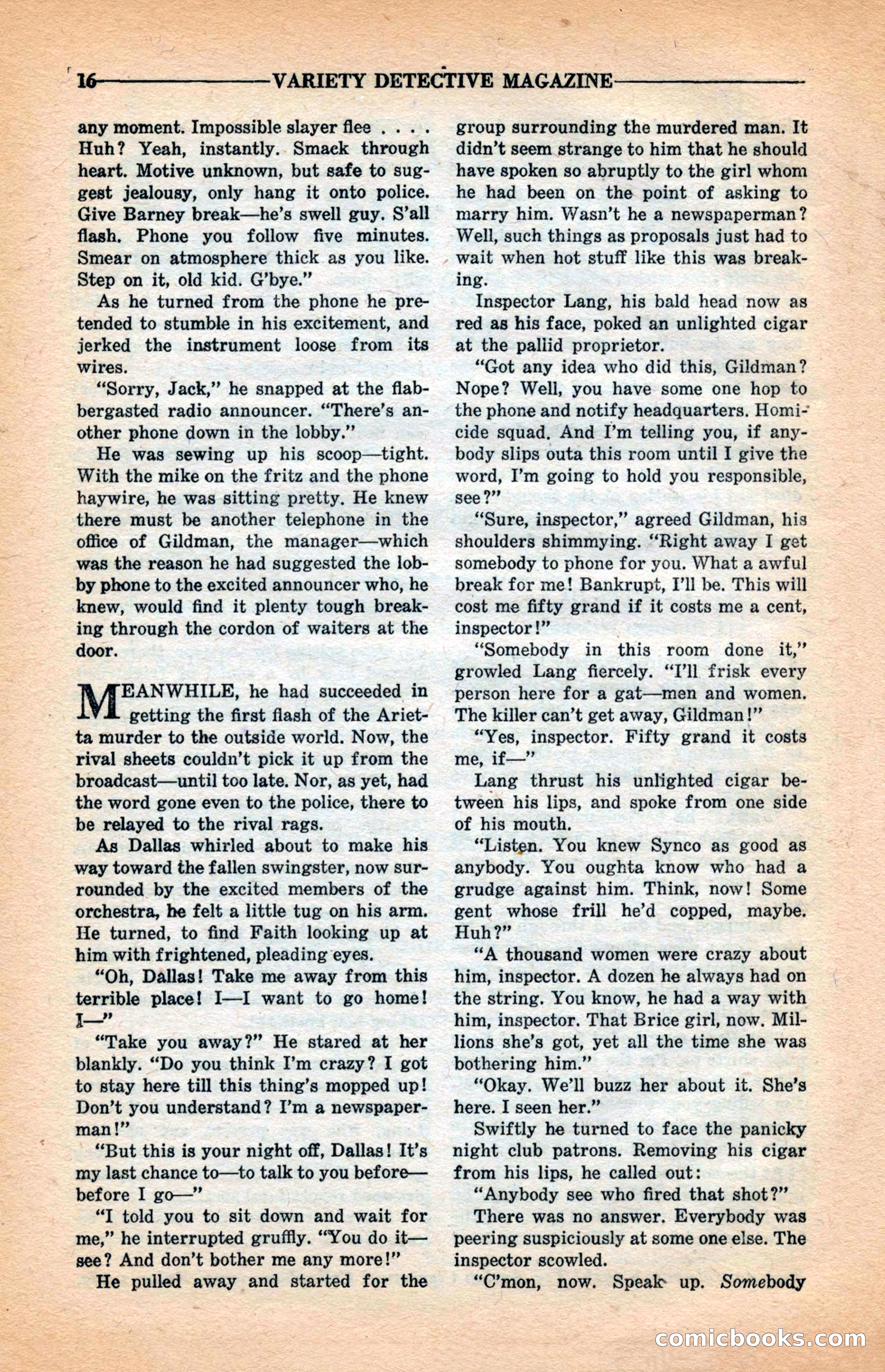 Variety Detective Magazine — page 18 of 116