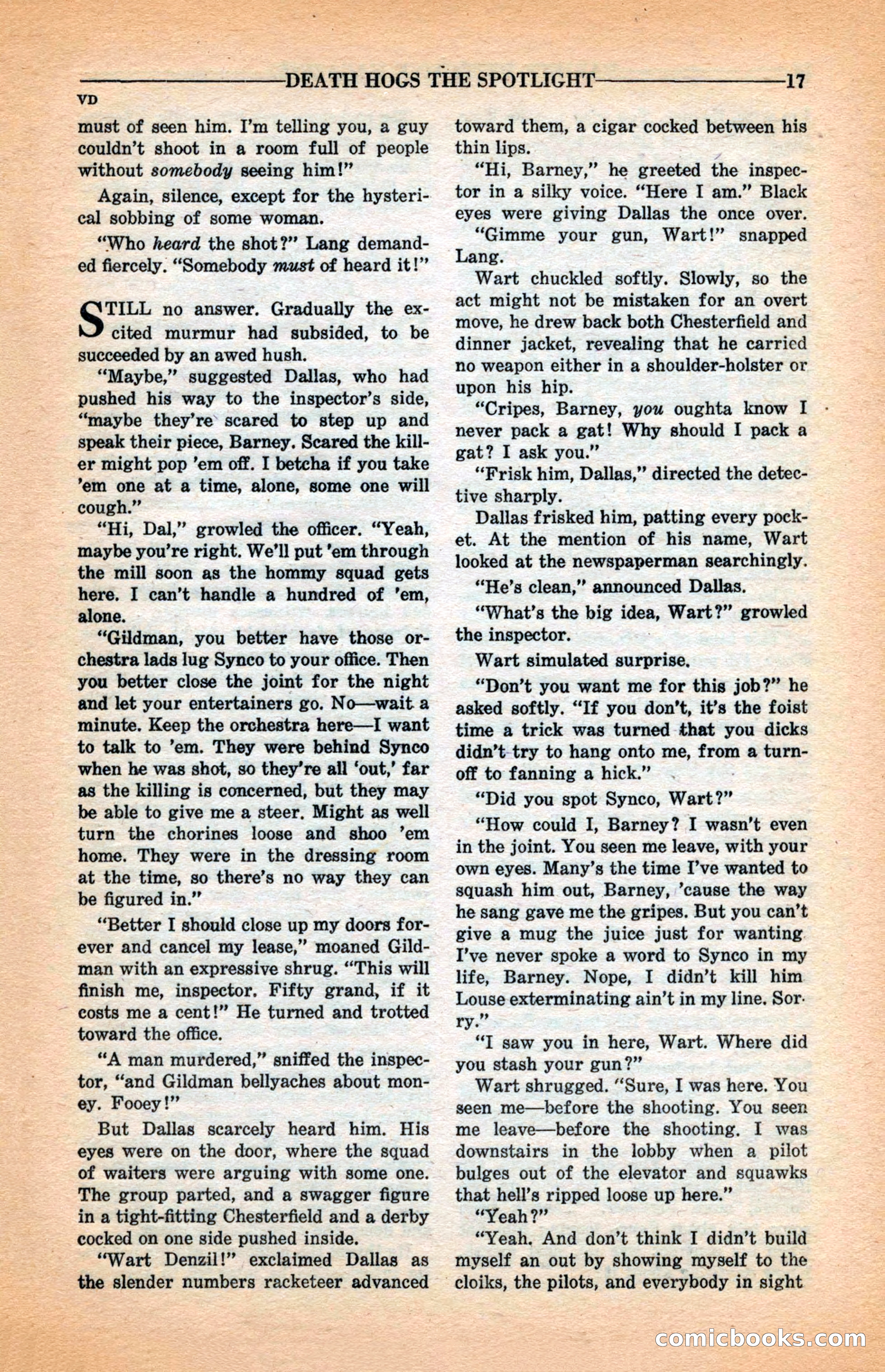 Variety Detective Magazine — page 19 of 116