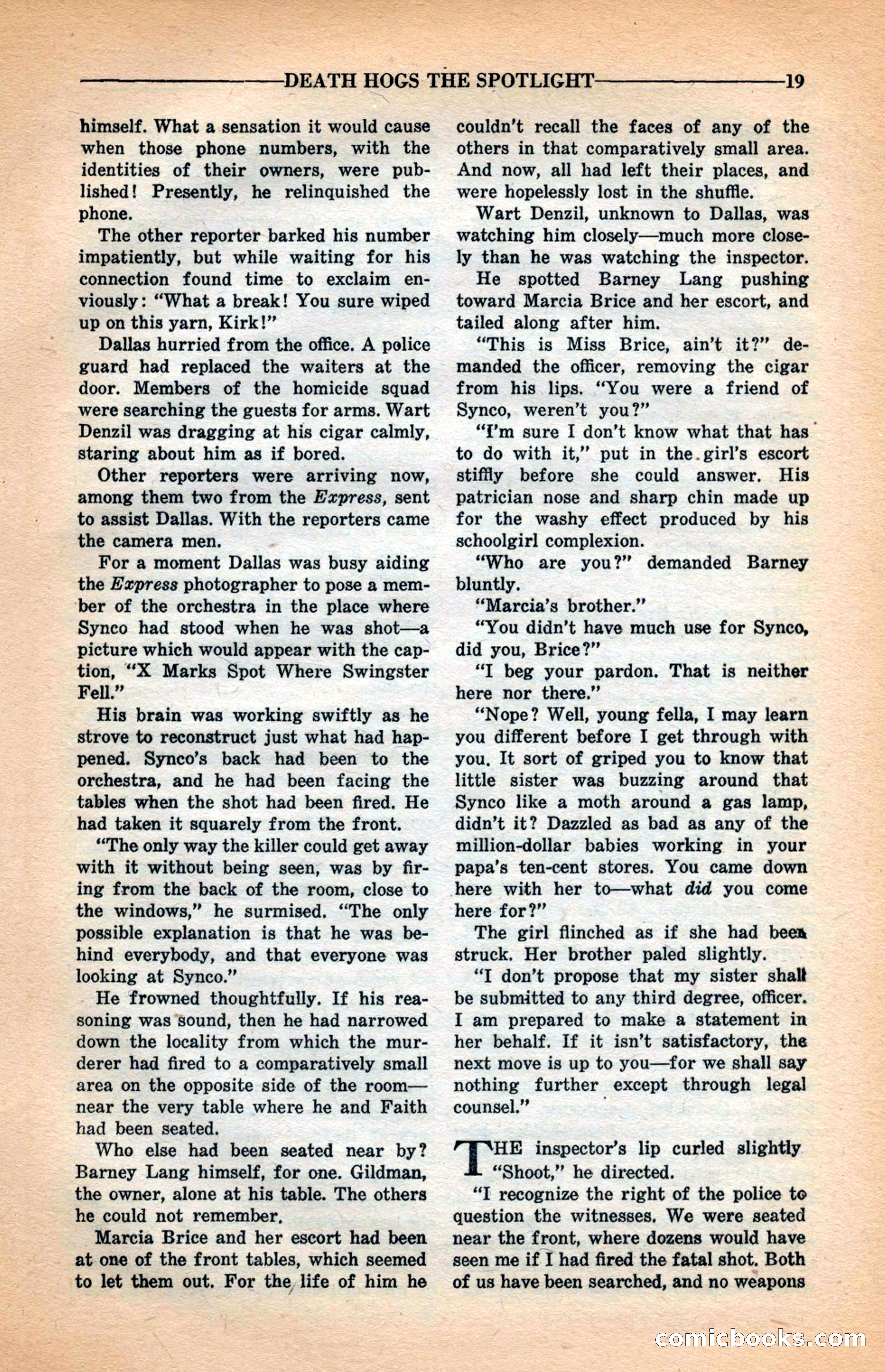 Variety Detective Magazine — page 21 of 116