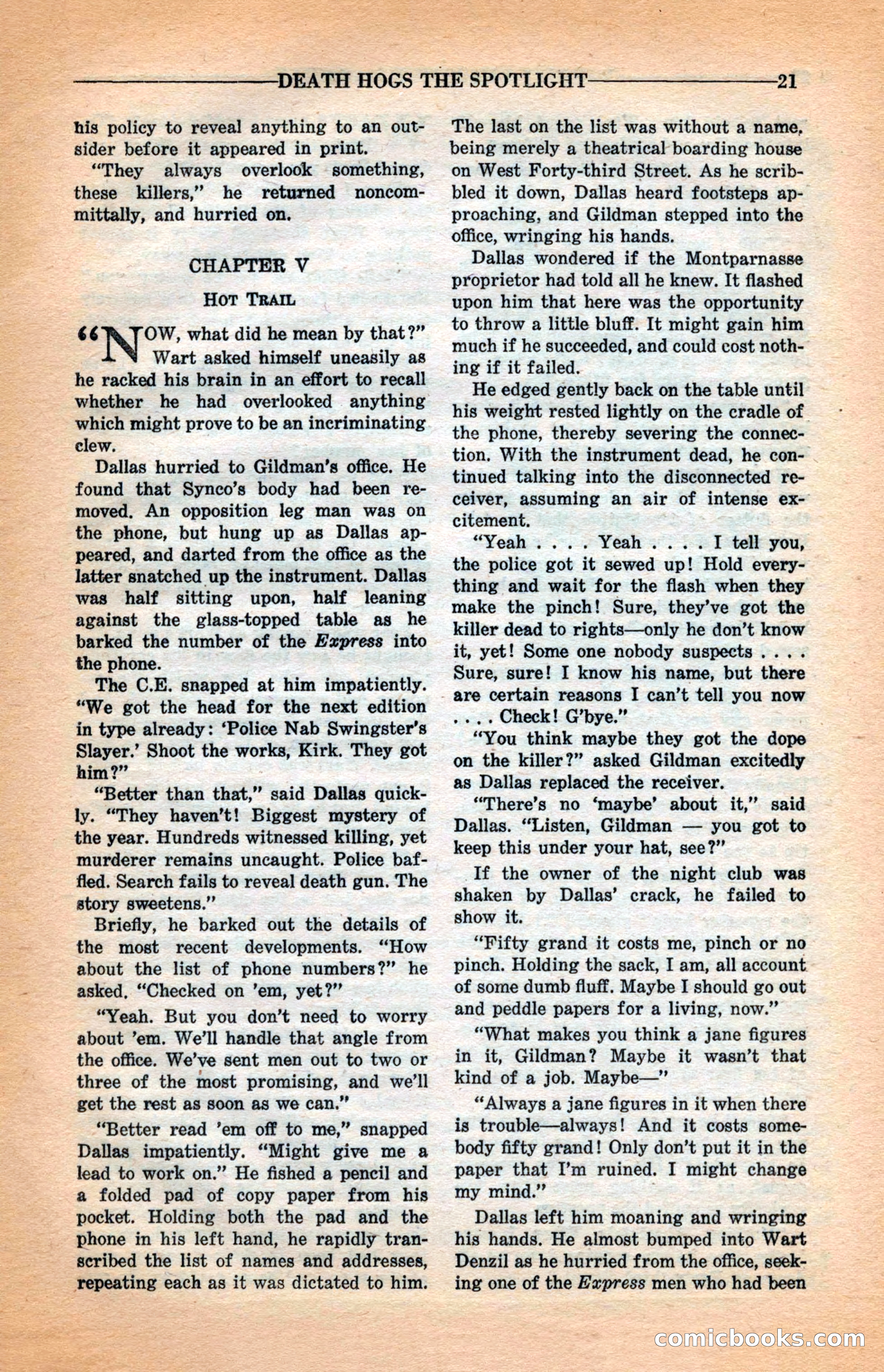 Variety Detective Magazine — page 23 of 116