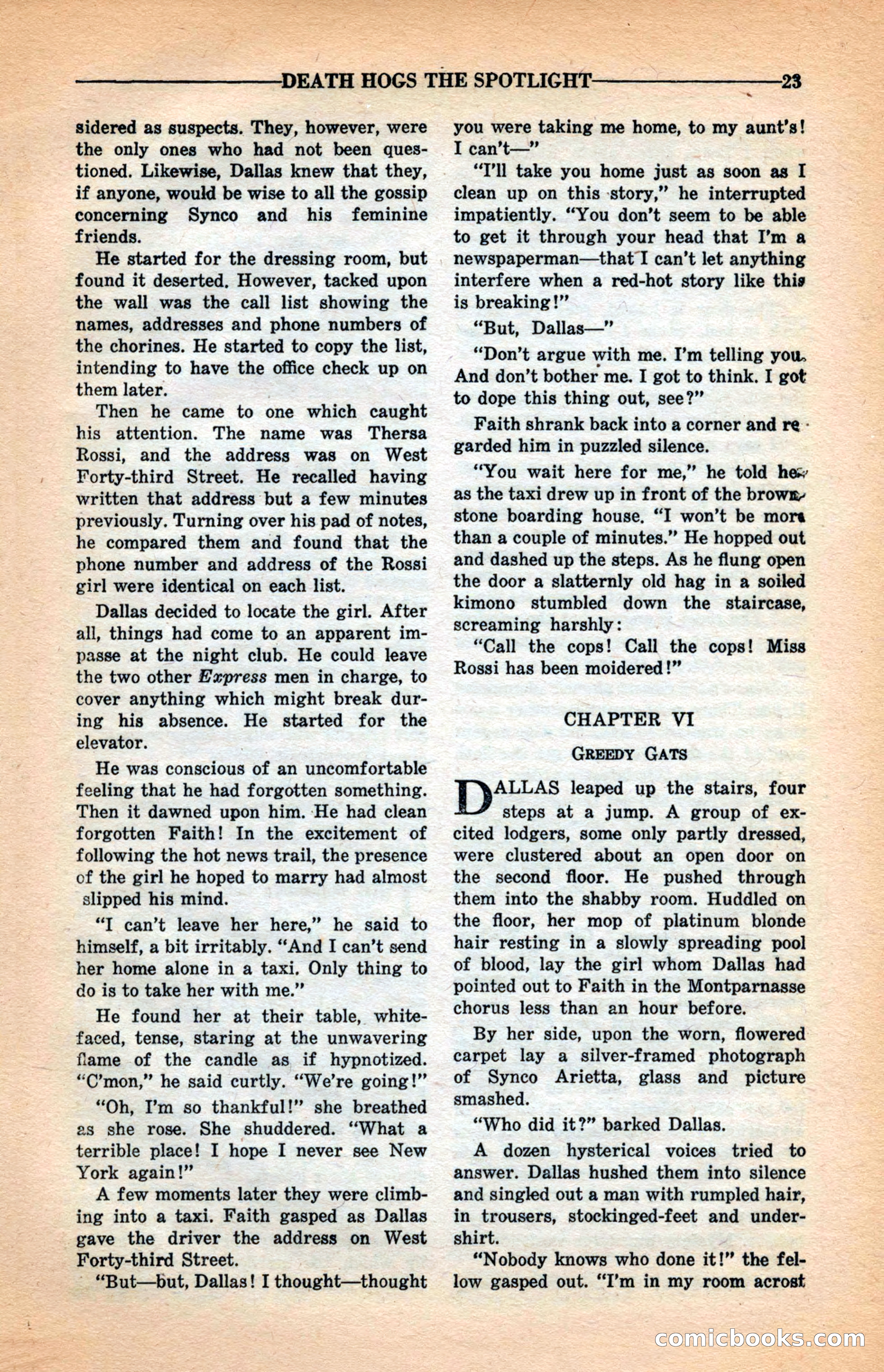 Variety Detective Magazine — page 25 of 116