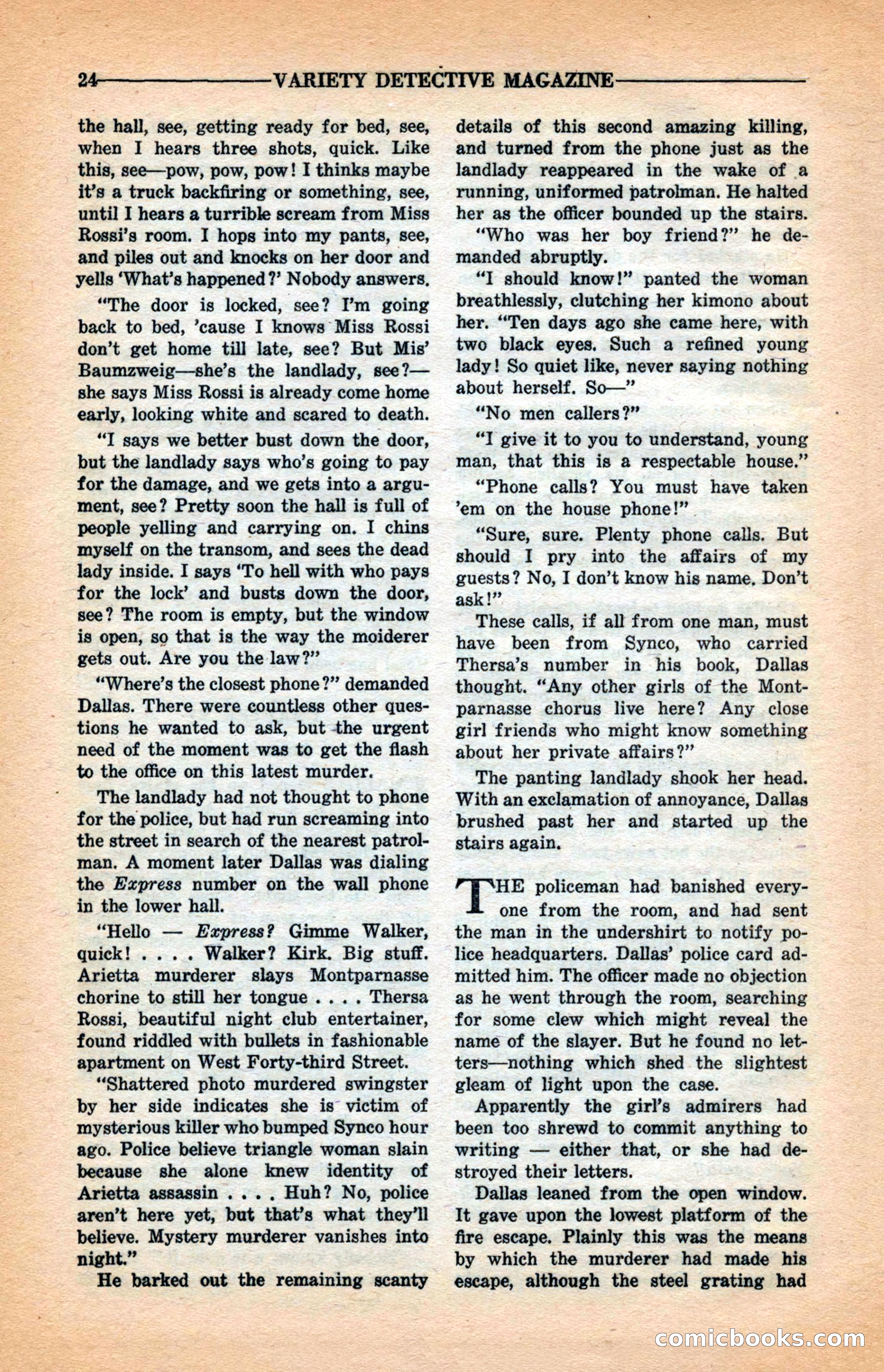 Variety Detective Magazine — page 26 of 116