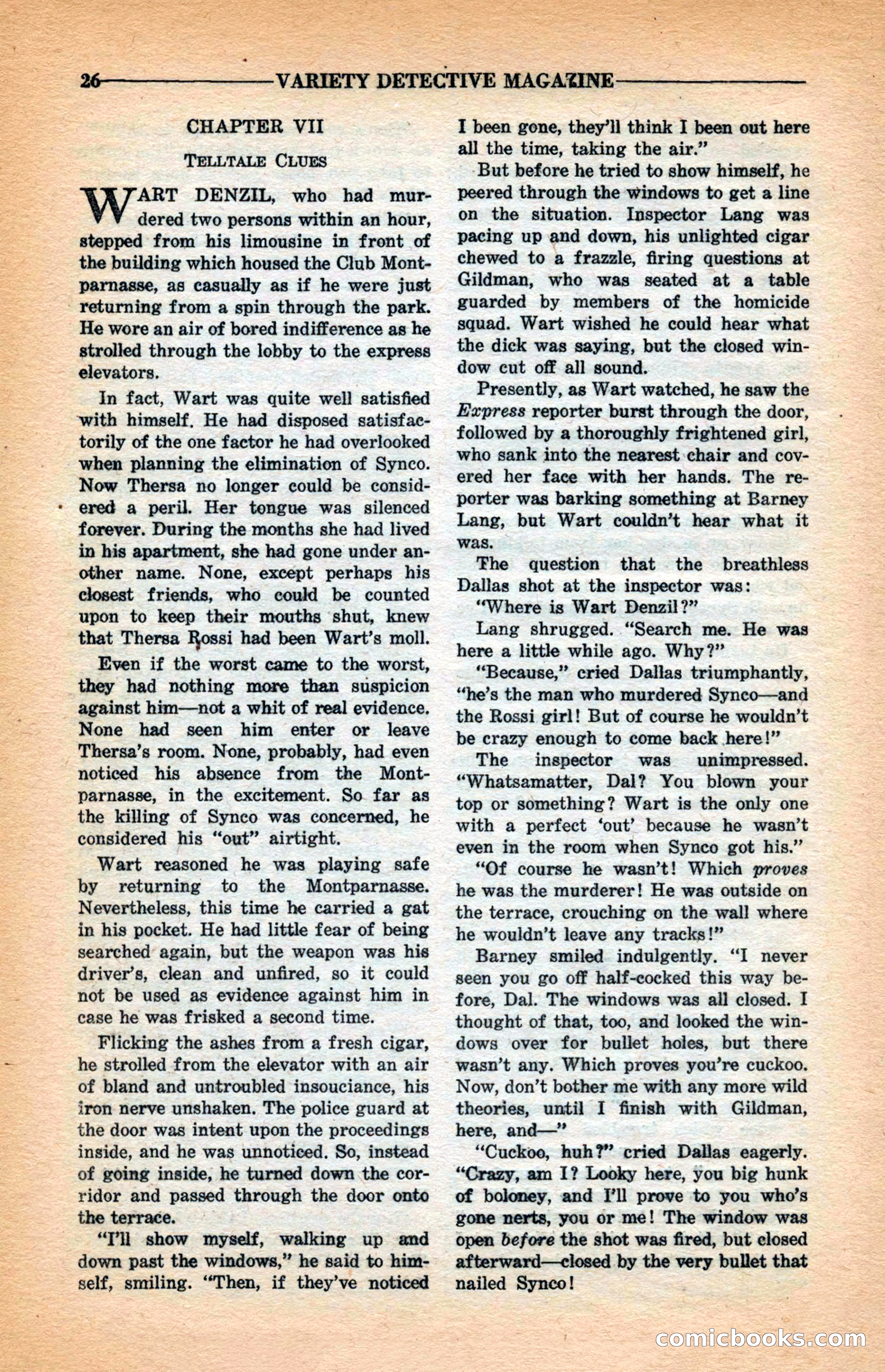 Variety Detective Magazine — page 28 of 116