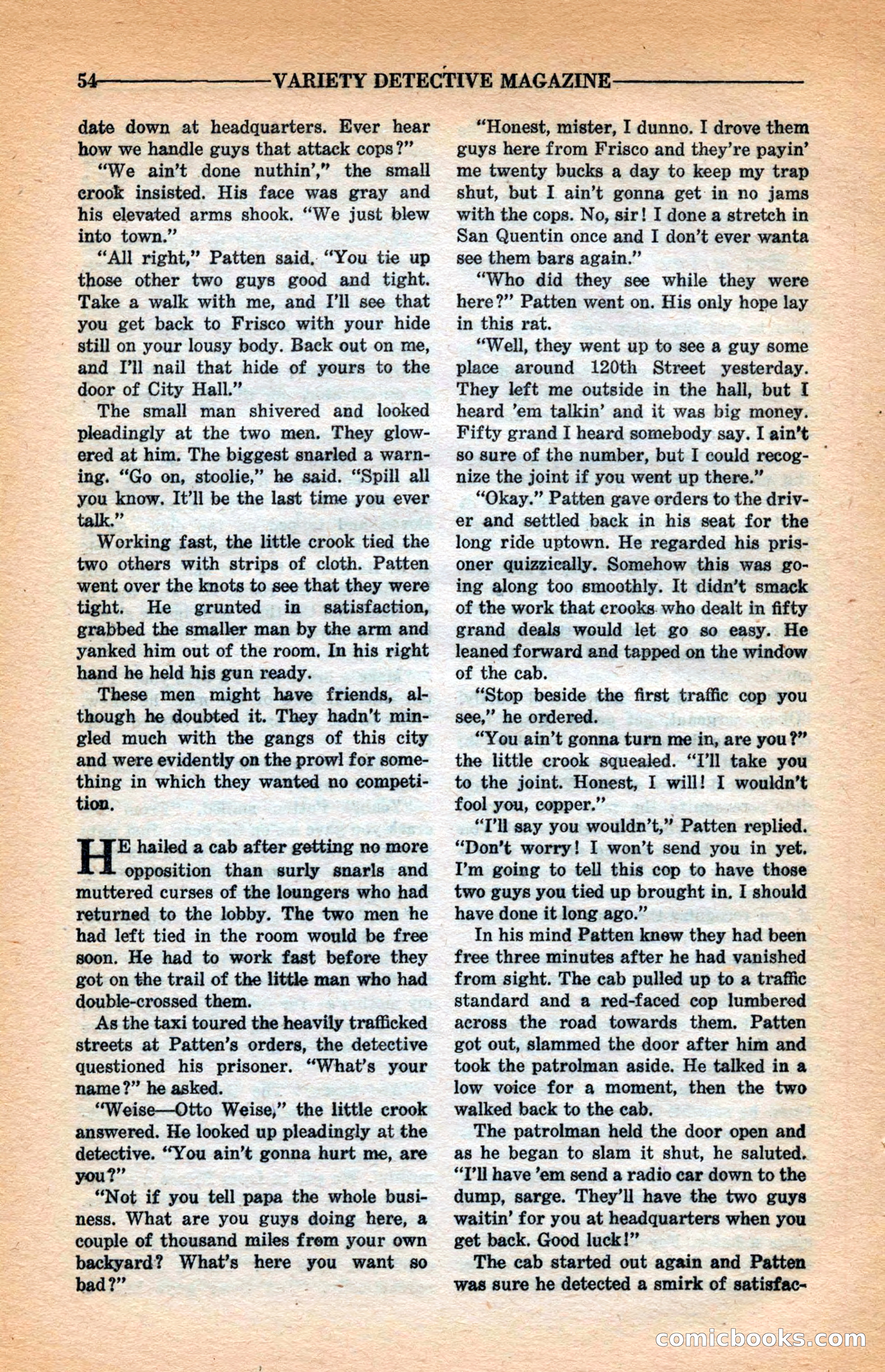 Variety Detective Magazine — page 56 of 116