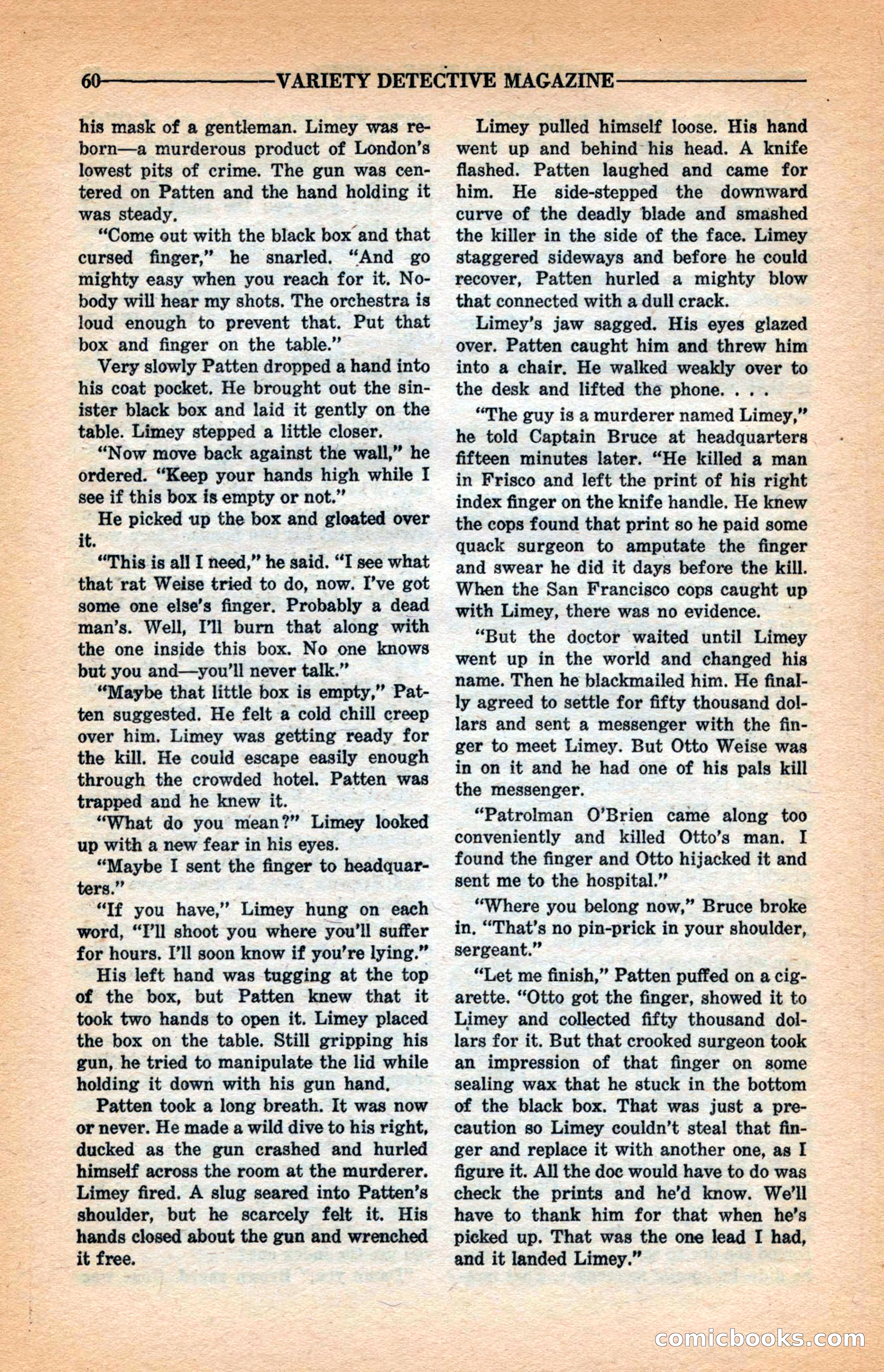 Variety Detective Magazine — page 62 of 116