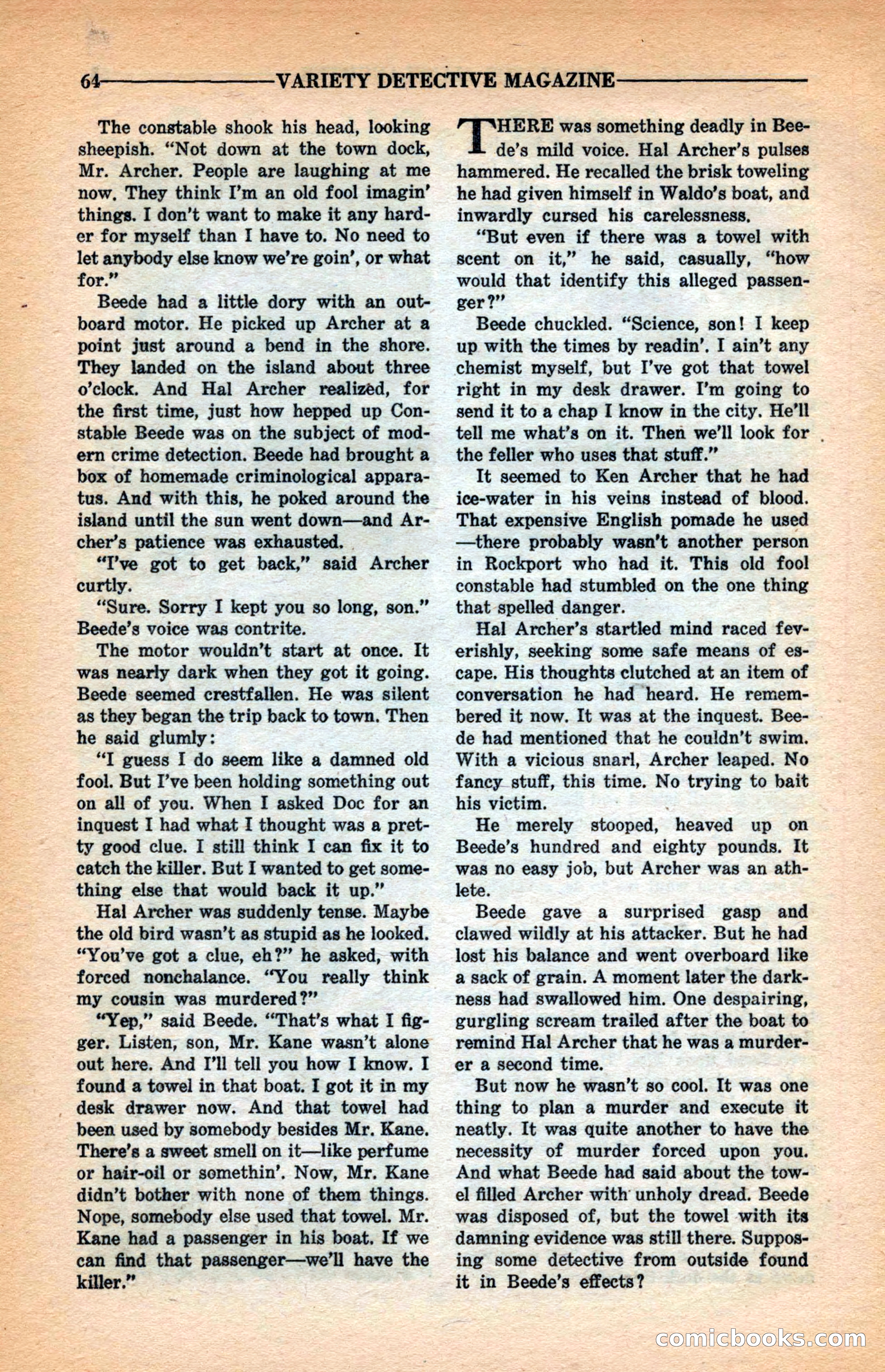Variety Detective Magazine — page 66 of 116