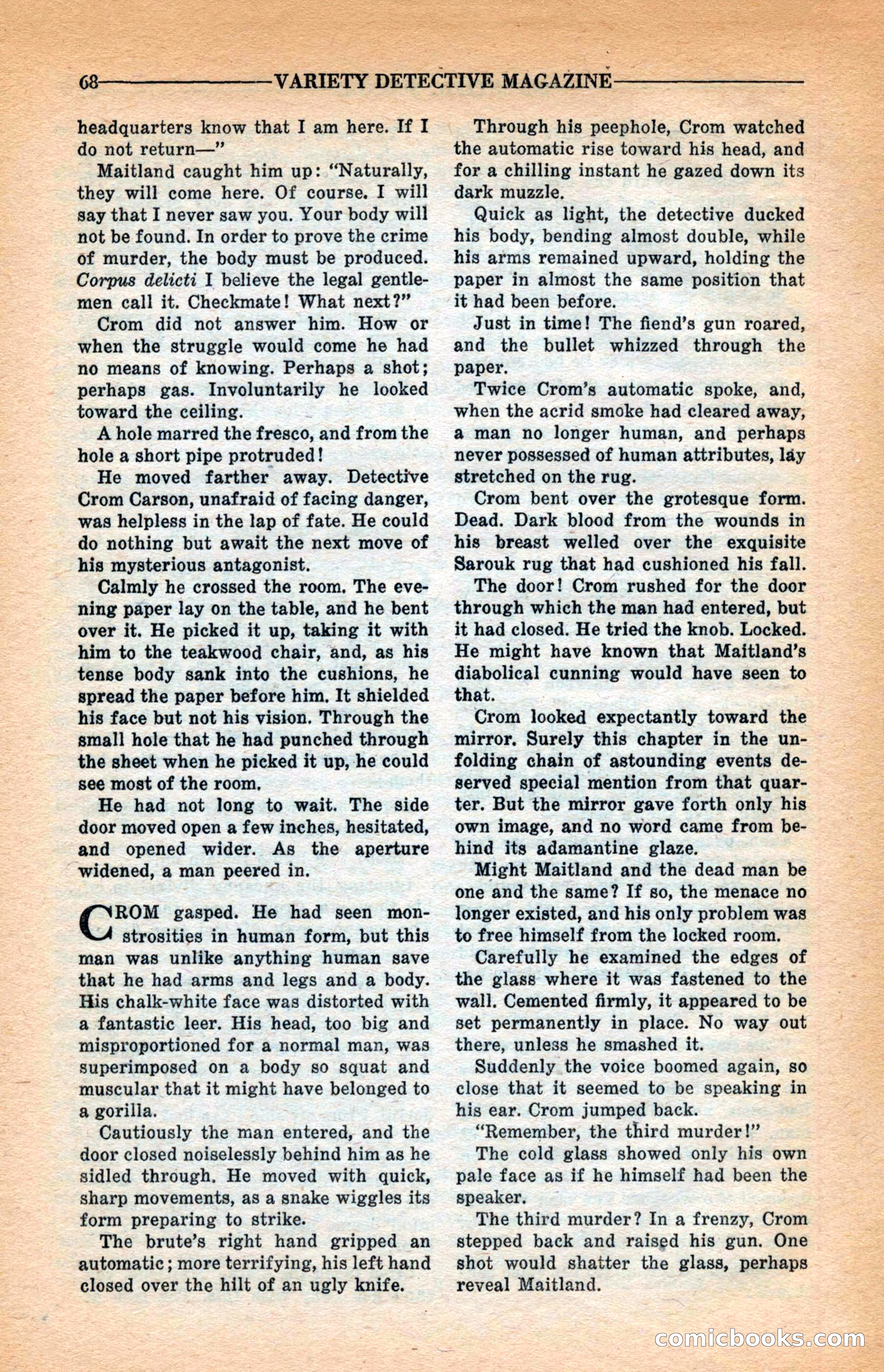 Variety Detective Magazine — page 70 of 116