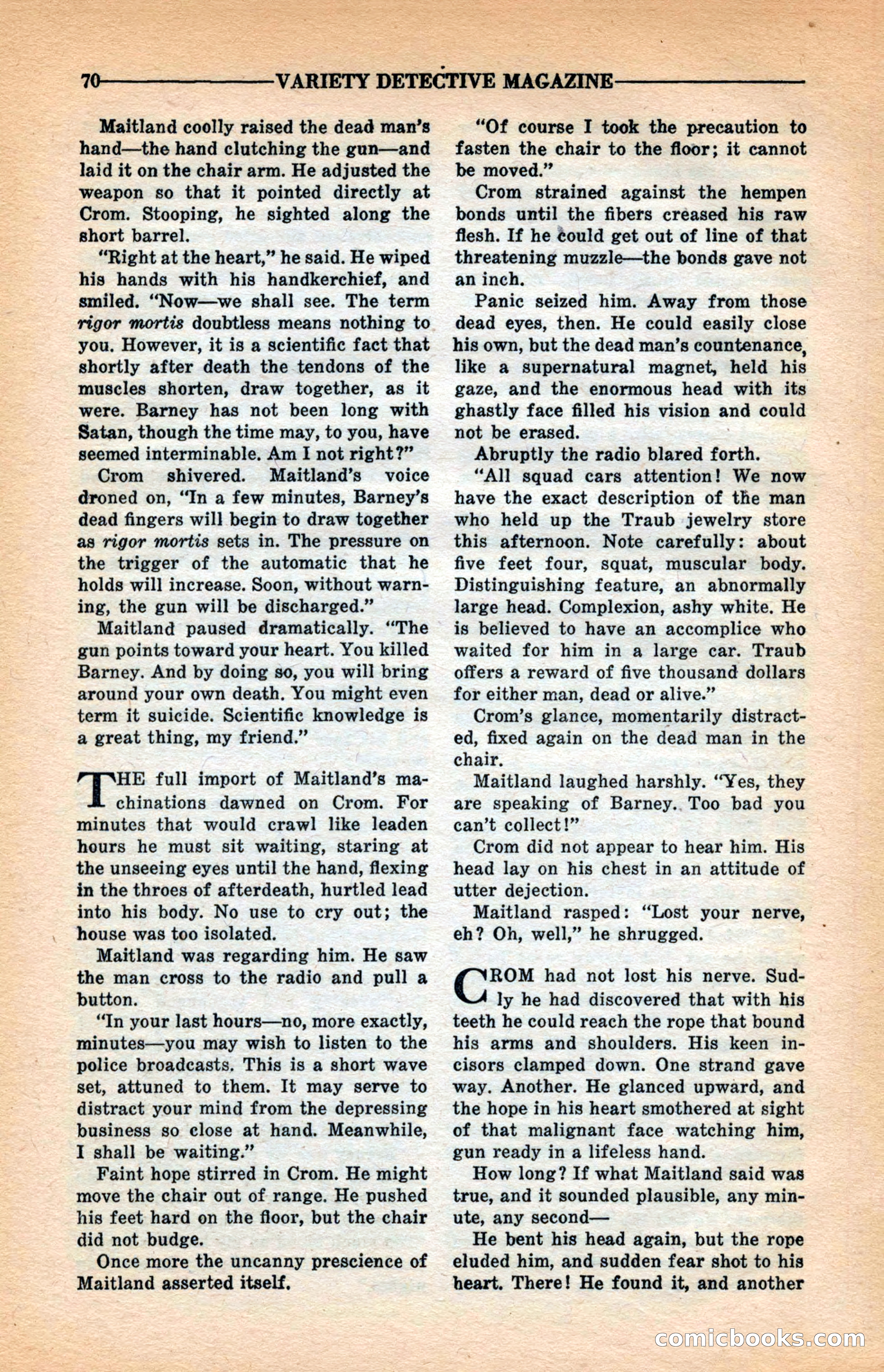 Variety Detective Magazine — page 72 of 116