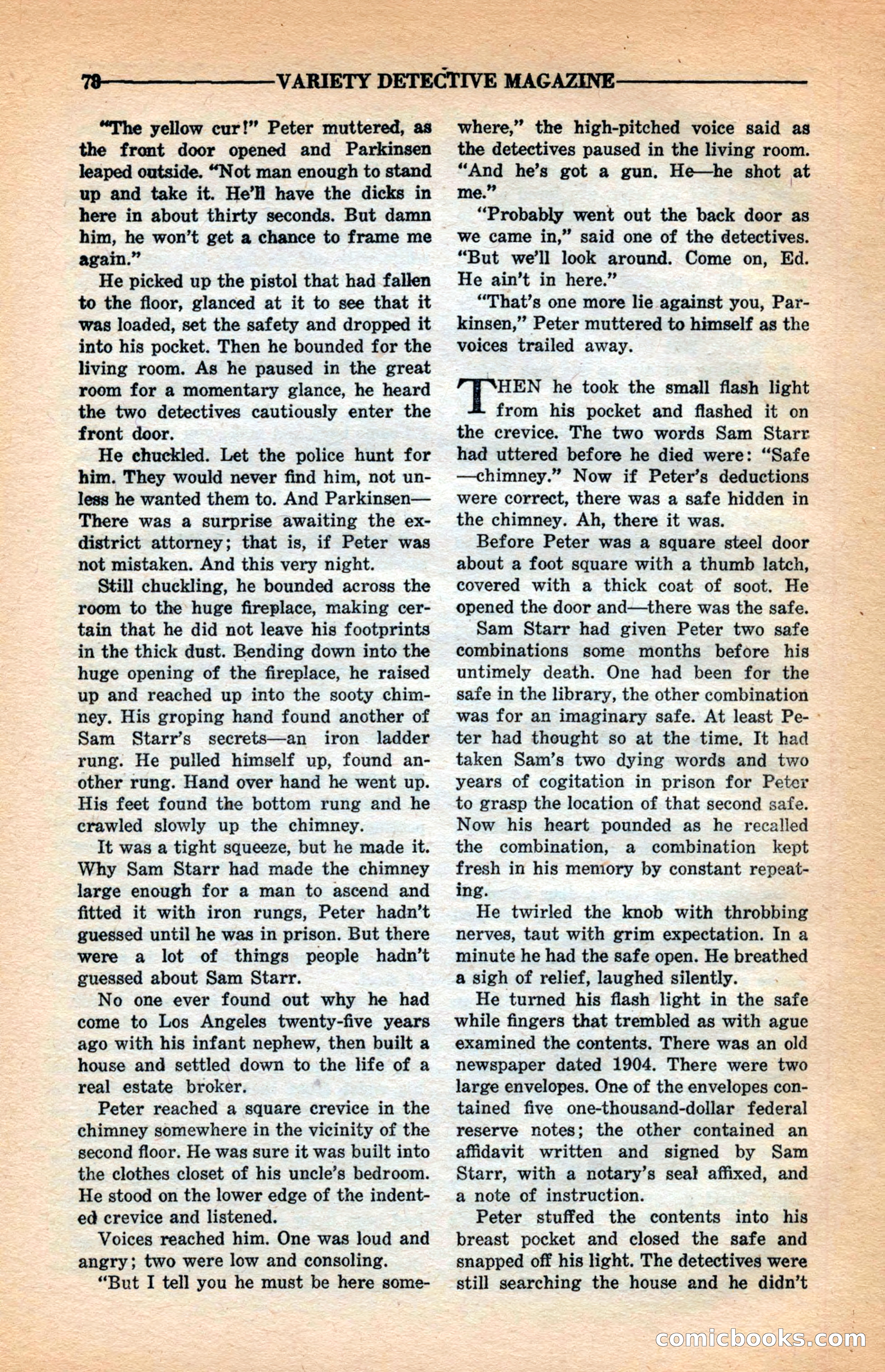 Variety Detective Magazine — page 80 of 116