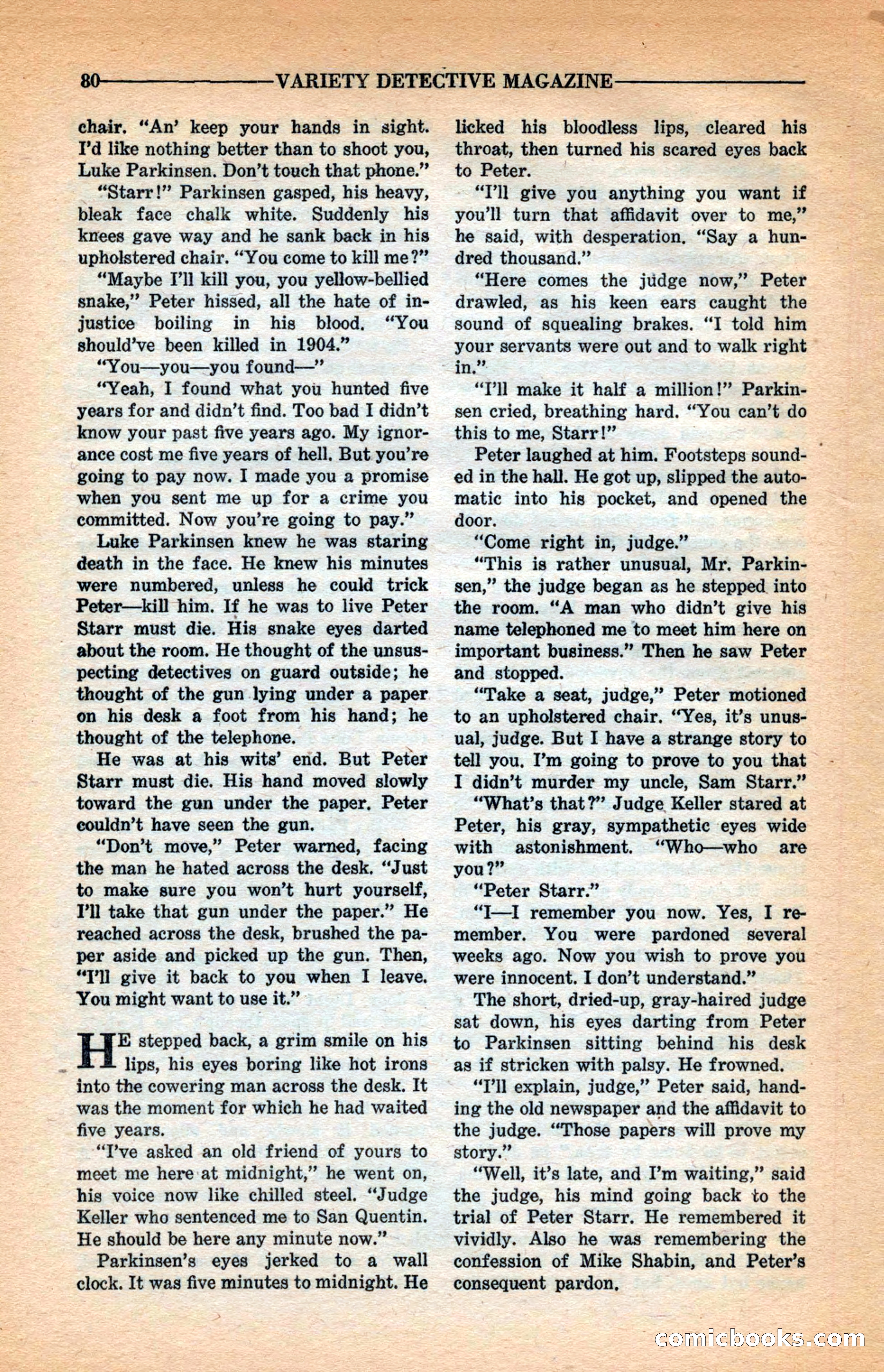 Variety Detective Magazine — page 82 of 116